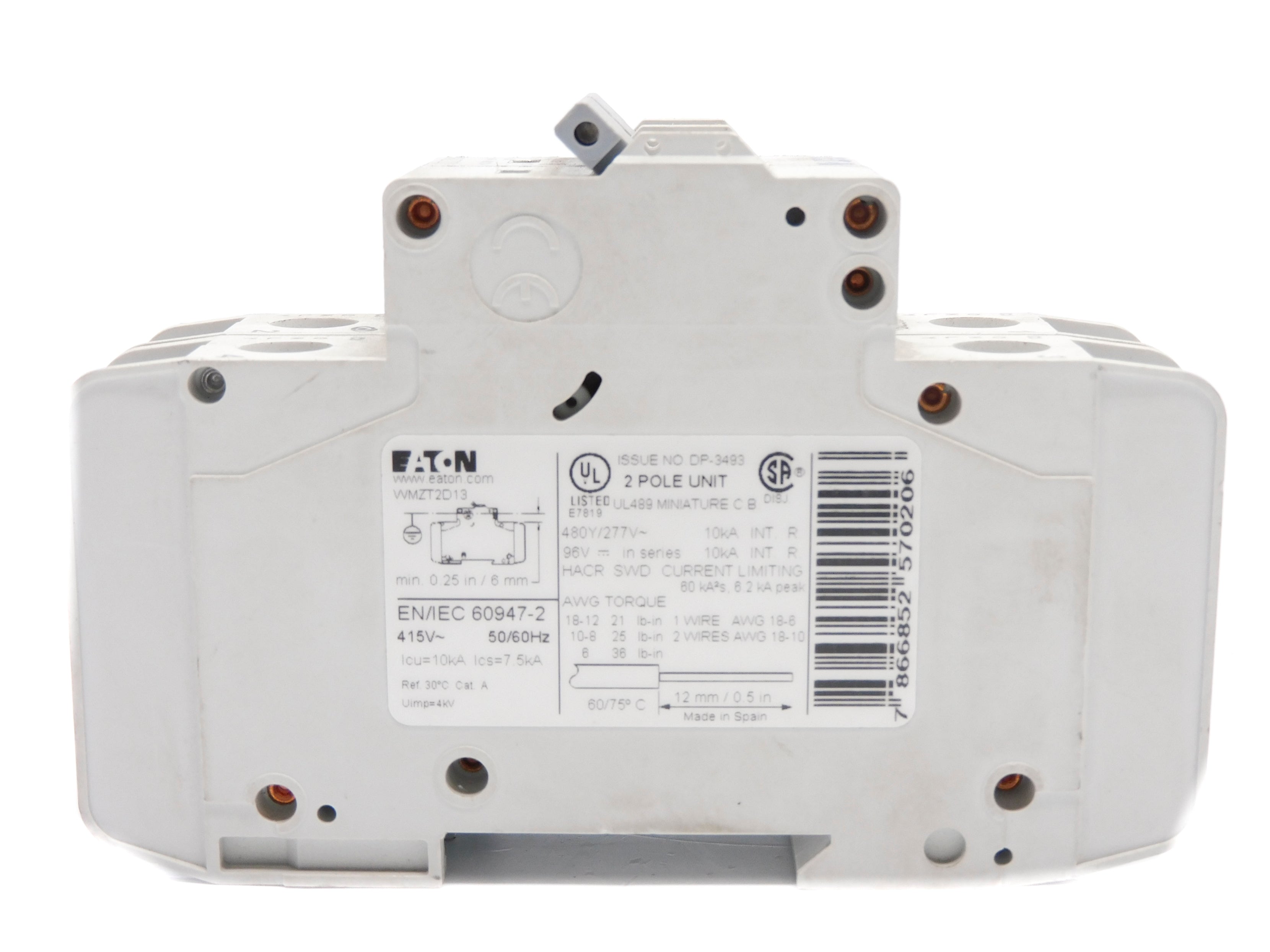 EATON WMZT2D13 13A 277V NSNP