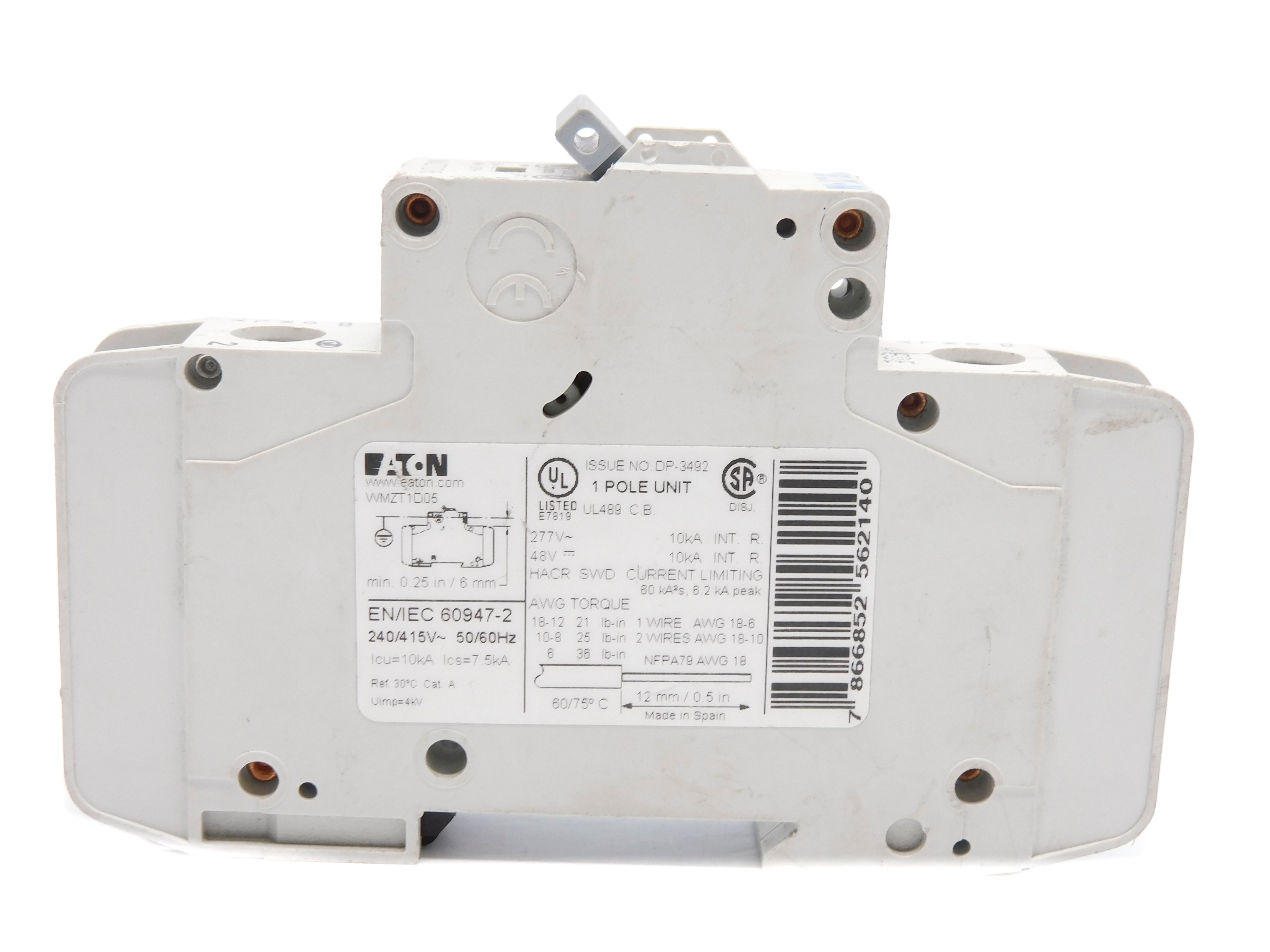 EATON WMZT1D05 5A 48/277V NSNP