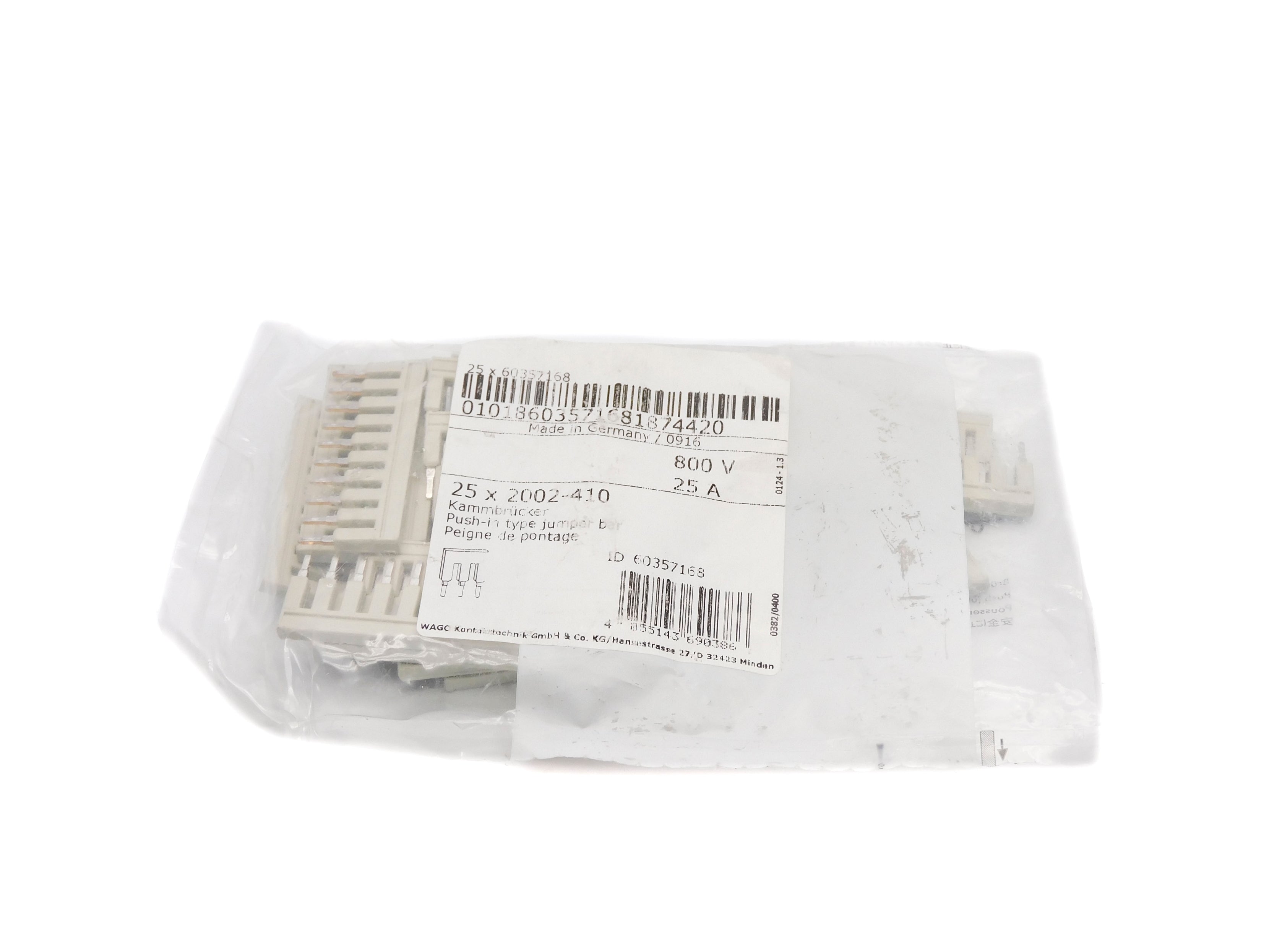 WAGO 2002-410 (PKG OF 25) NSMP