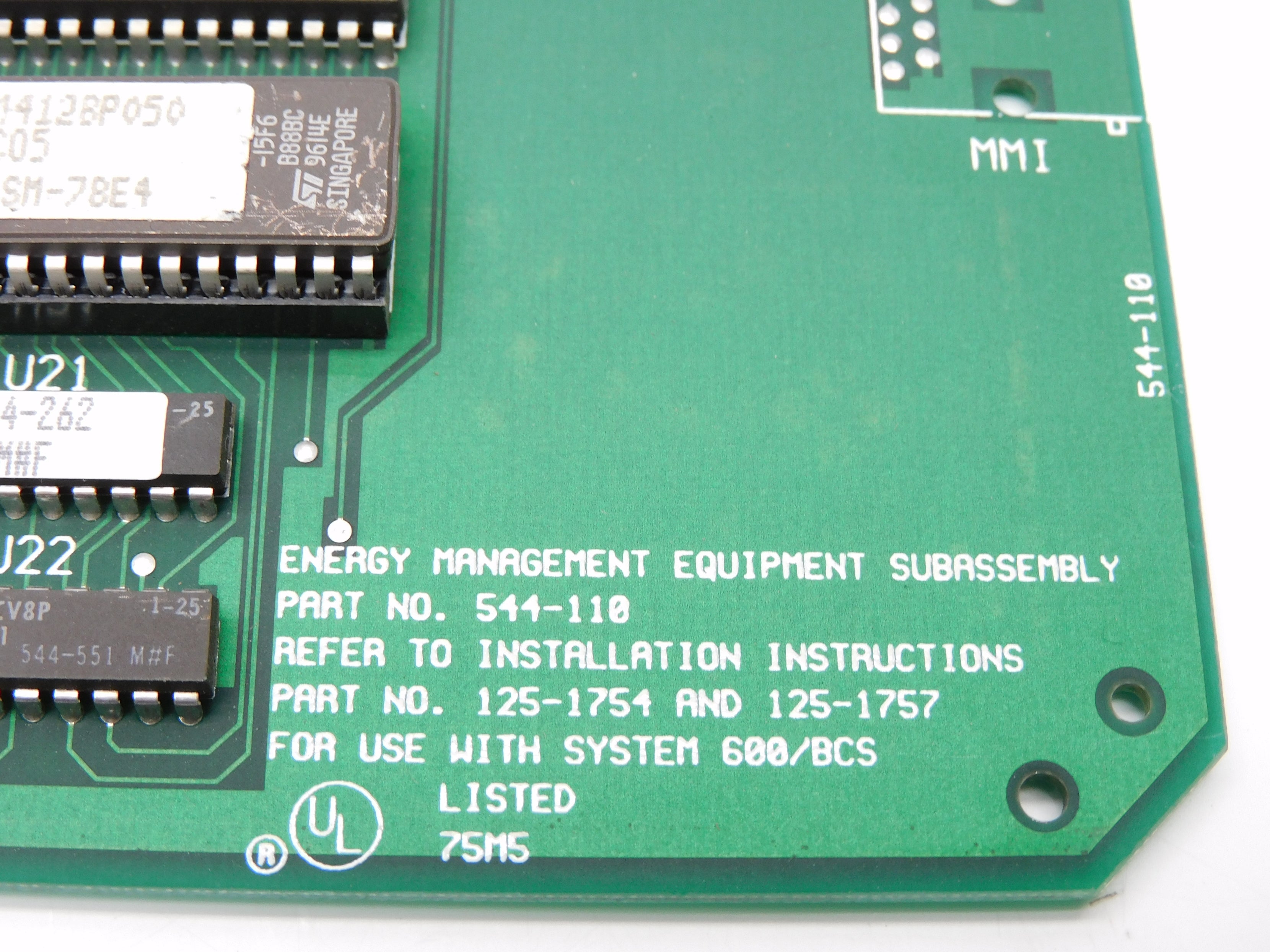 POWER SYSTEMS 544-110 REV. 3A NSNP