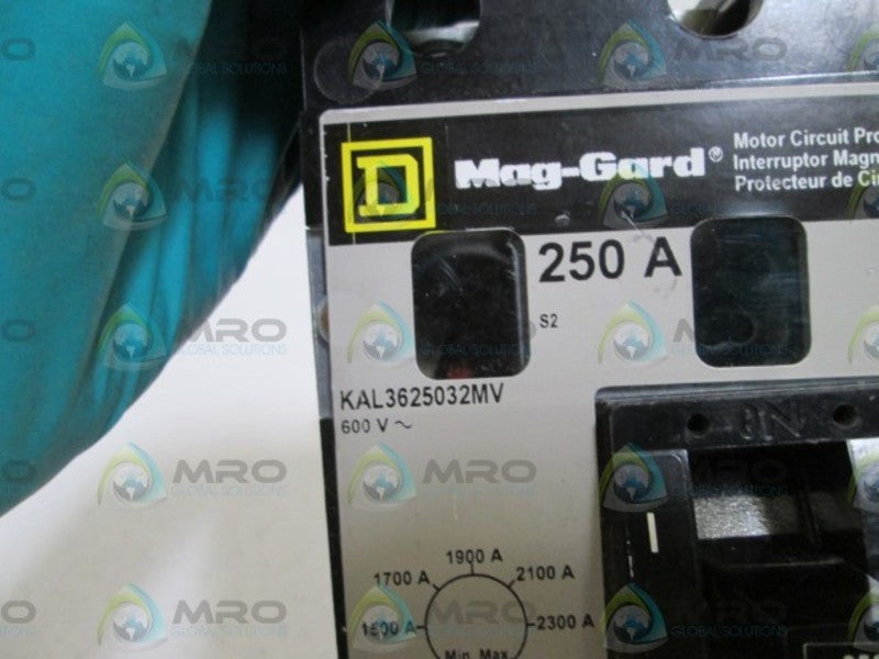 SQUARE D CIRCUIT BREAKER KAL3625032MV *NEW NO BOX*