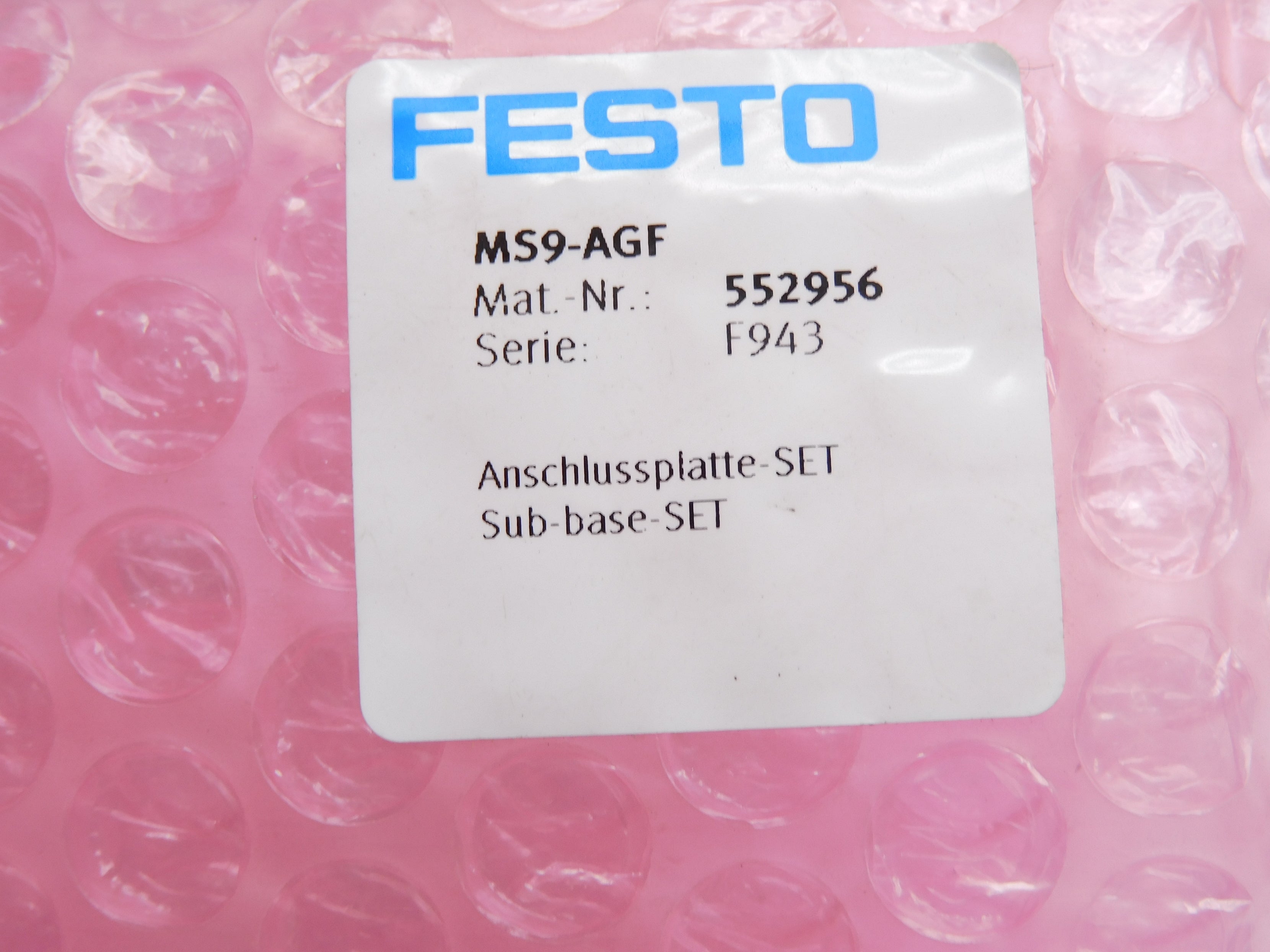 FESTO MS9-AGF NSMP
