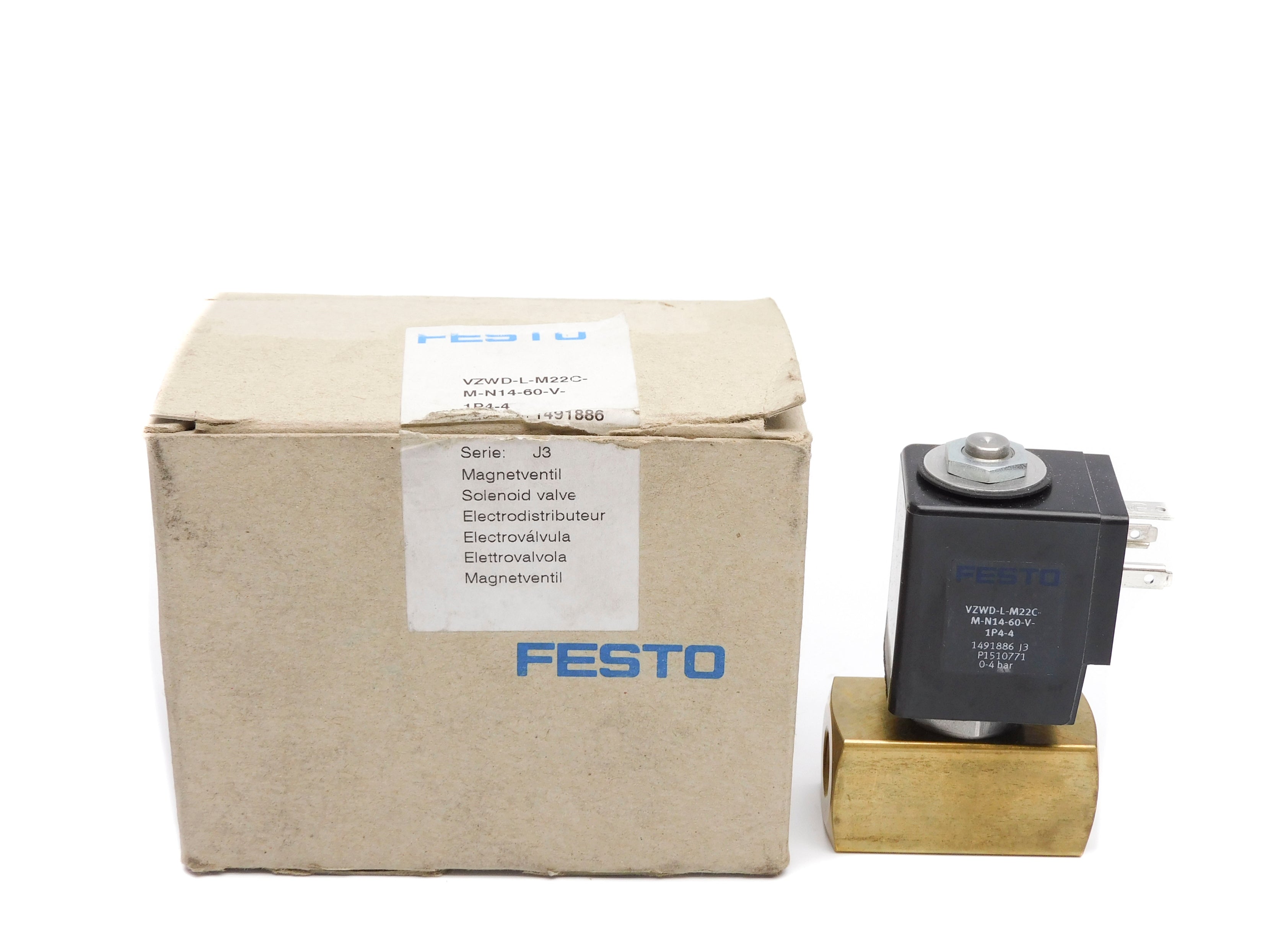 FESTO VZWD-L-M22C-M-N14-60-V-1P4-4 24VDC NSMP