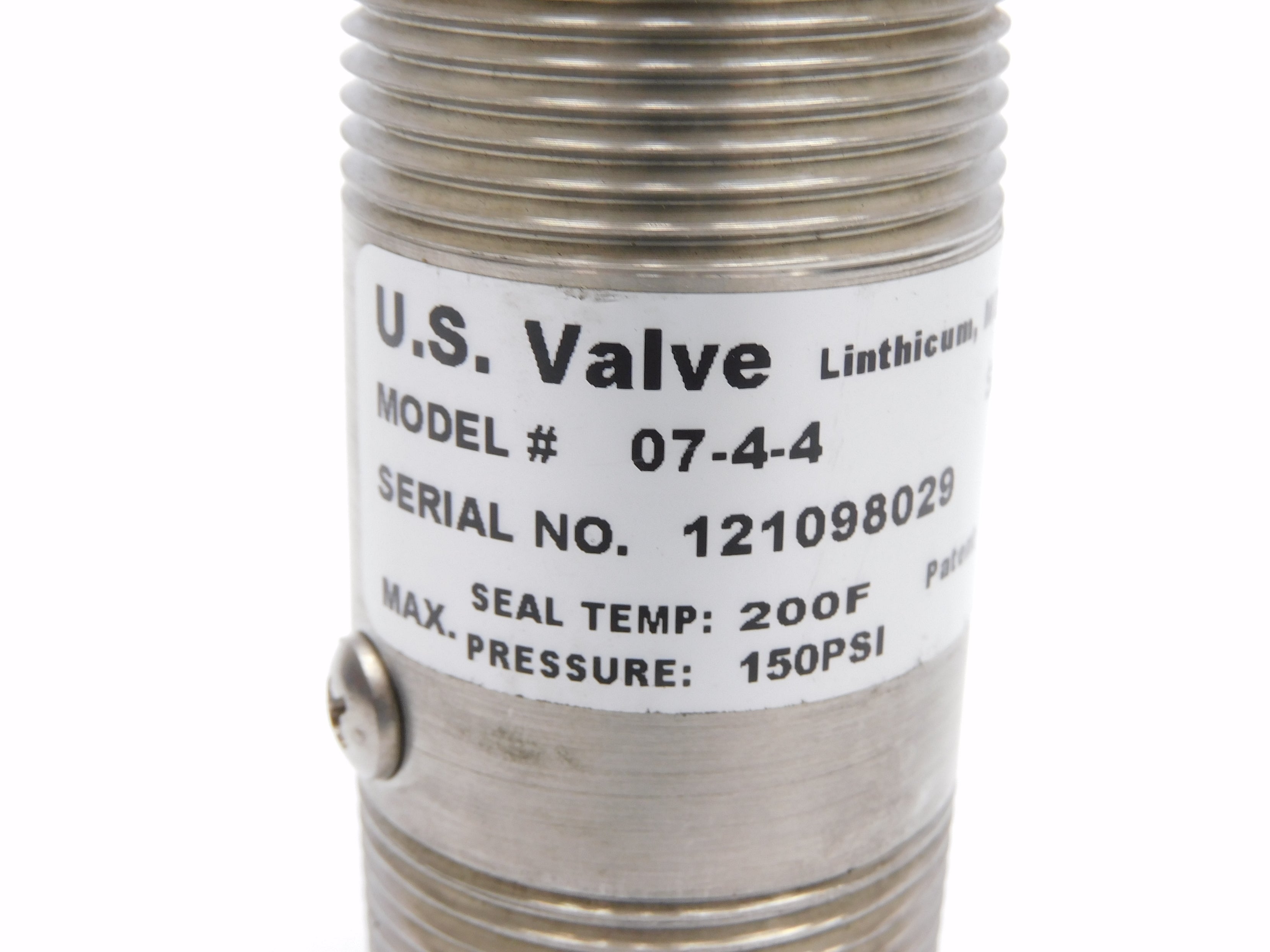 U.S. VALVE 07-4-4 150PSI NSNP