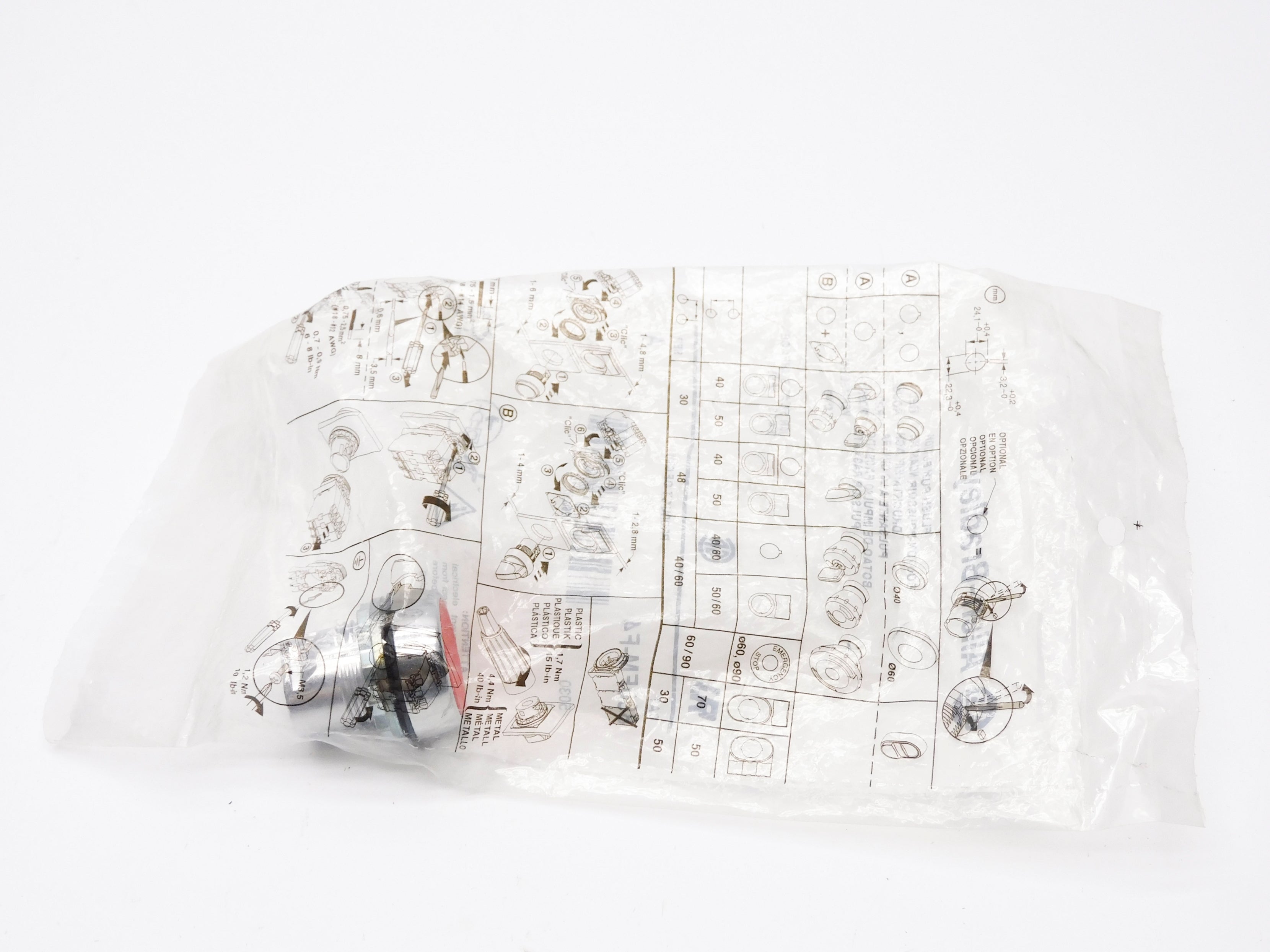 ALLEN BRADLEY 800FM-F4 SER. A (WH) NSMP