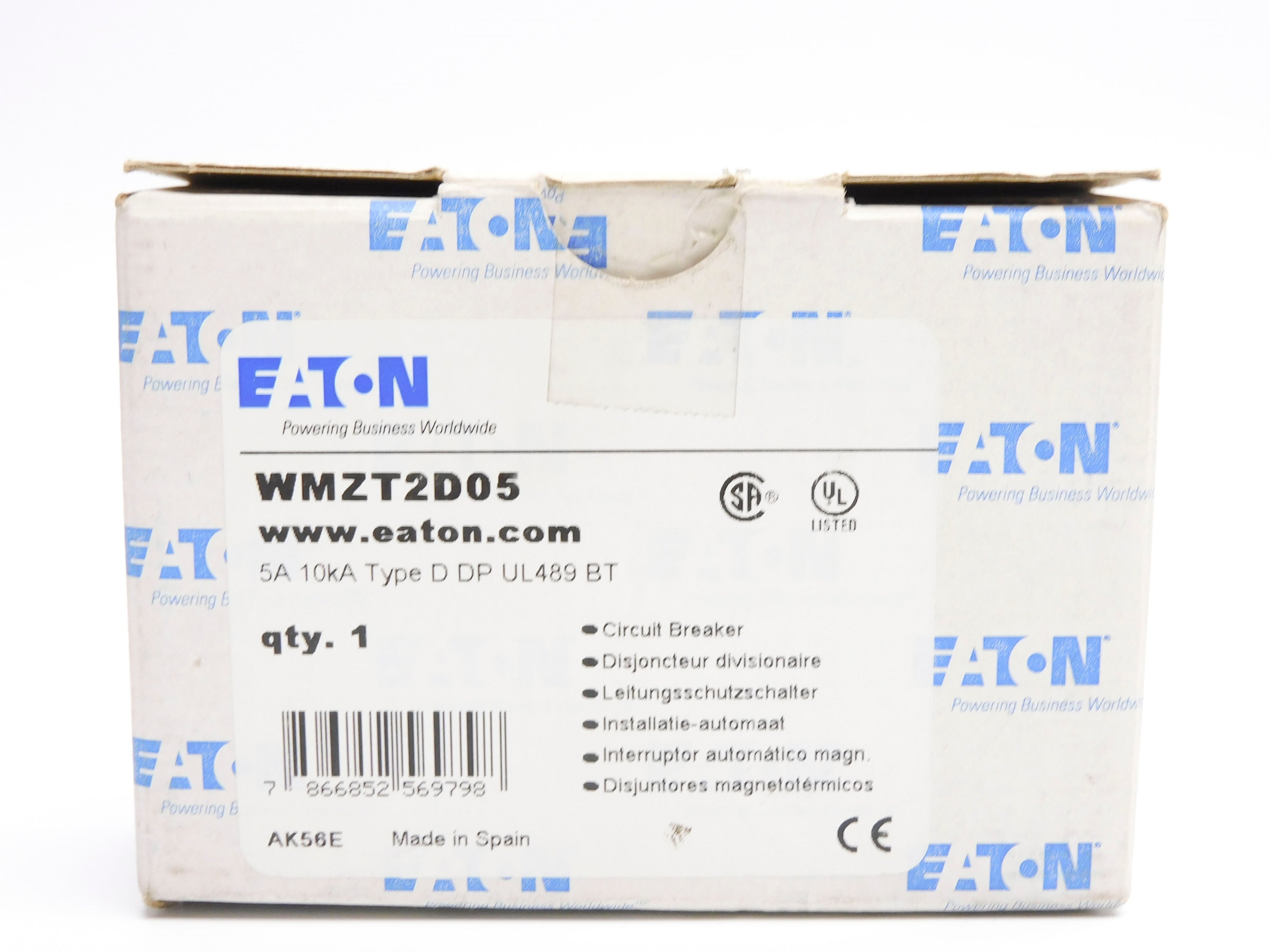 EATON WMZT2D05 5A 480/277V NSMP