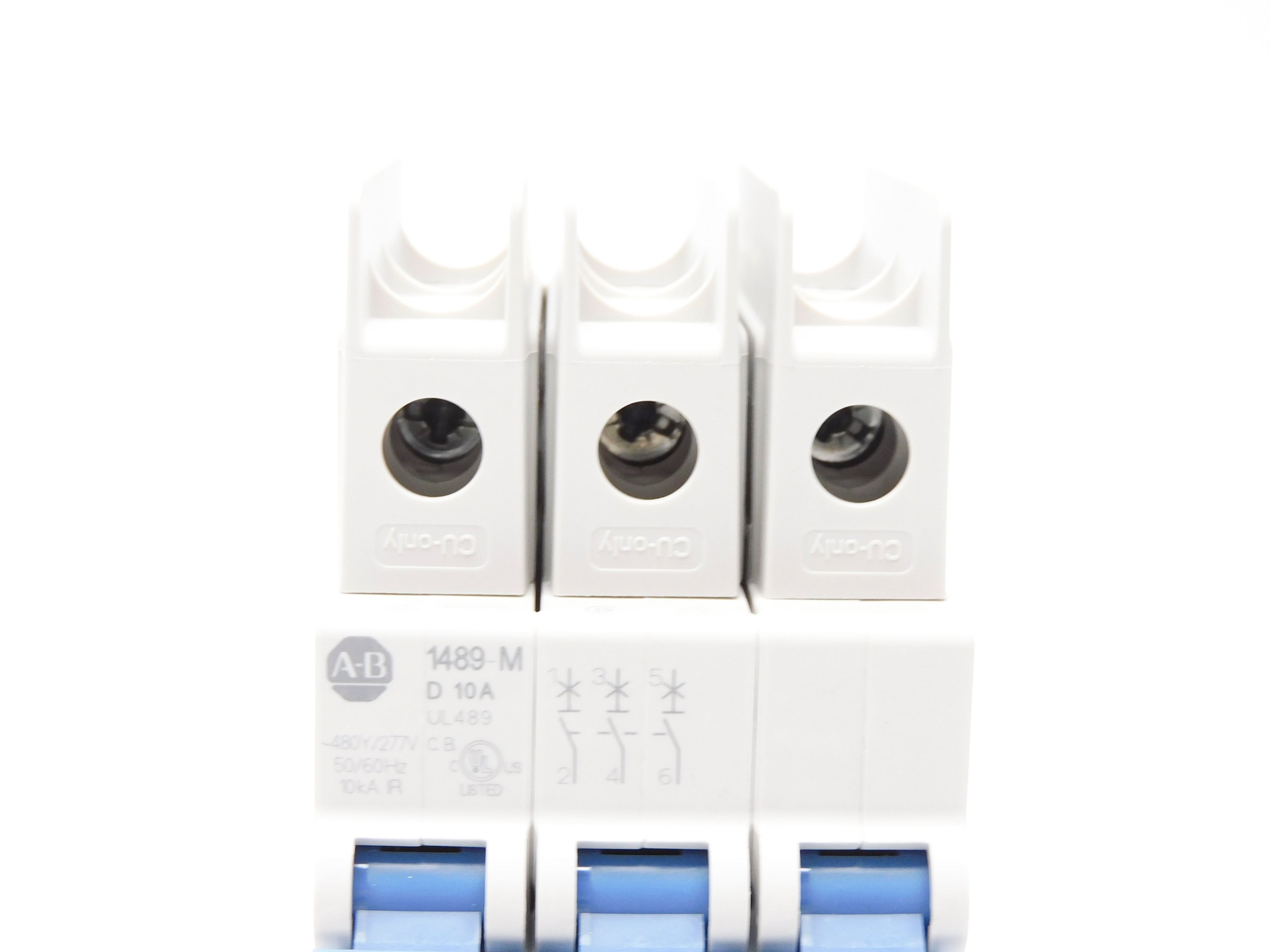 ALLEN BRADLEY 1489-M3D100 SER. D 10A 480/277V (WH) NSMP