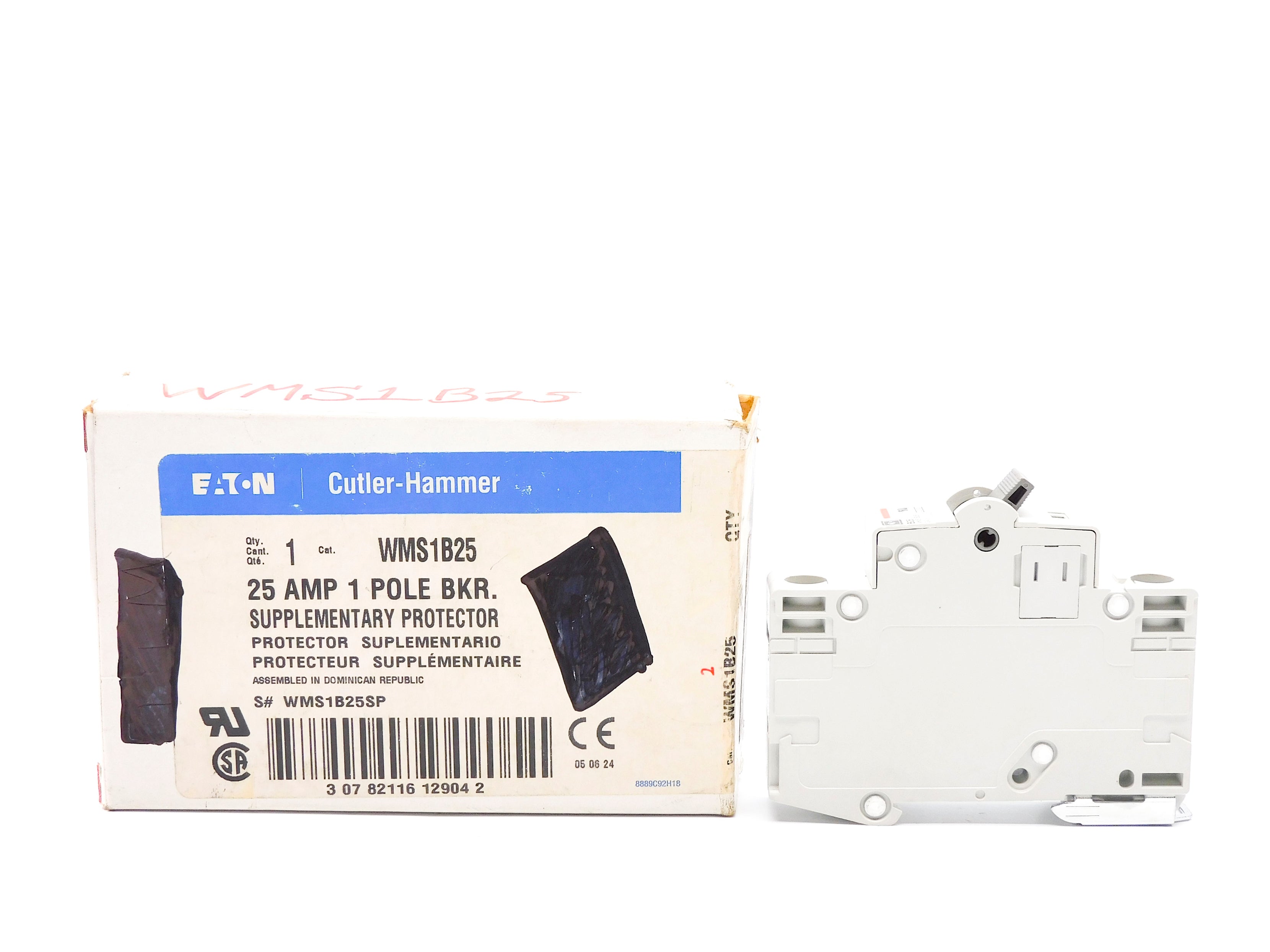 CUTLER HAMMER WMS1B25 25A 240V NSMP