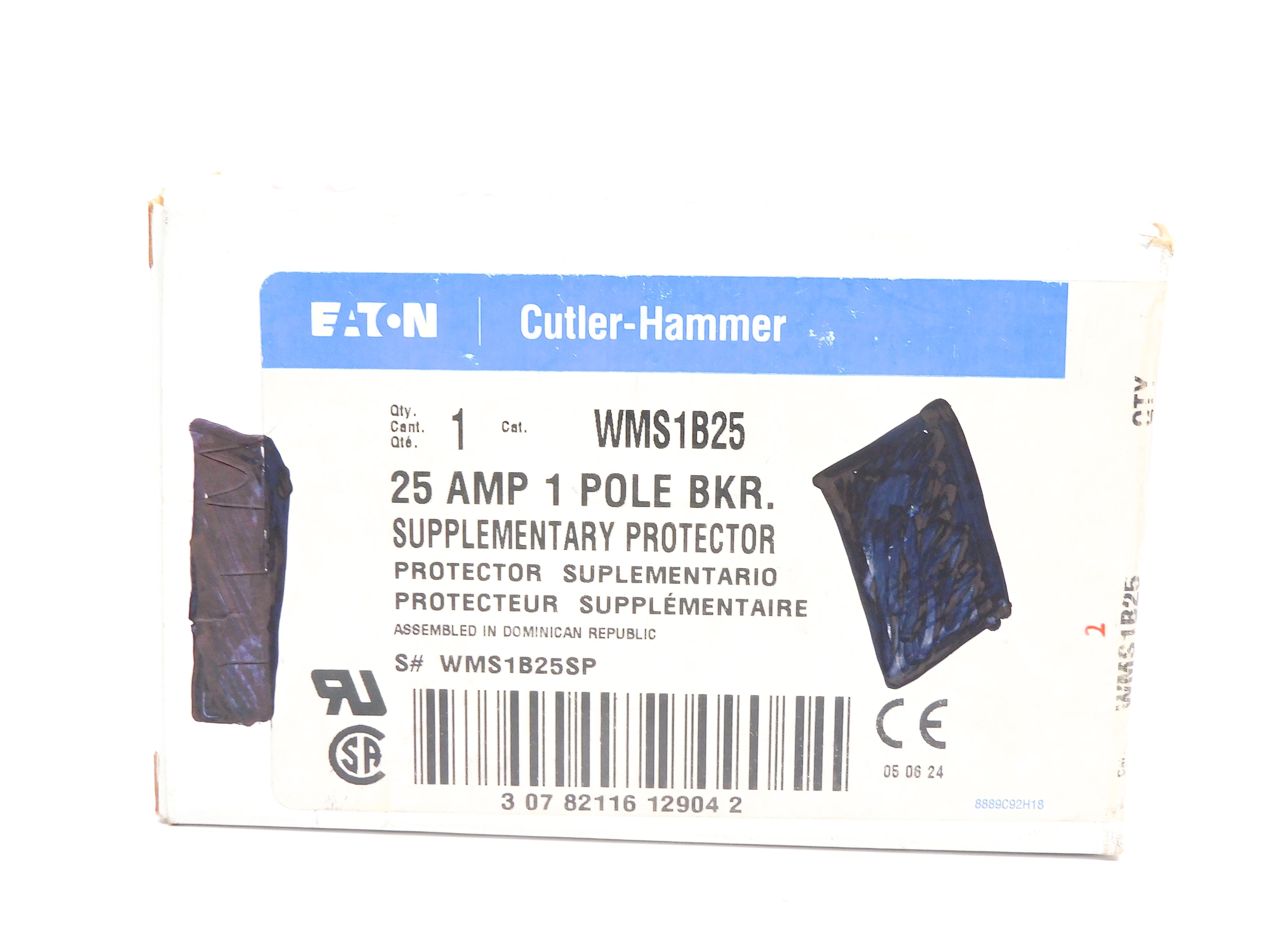CUTLER HAMMER WMS1B25 25A 240V NSMP