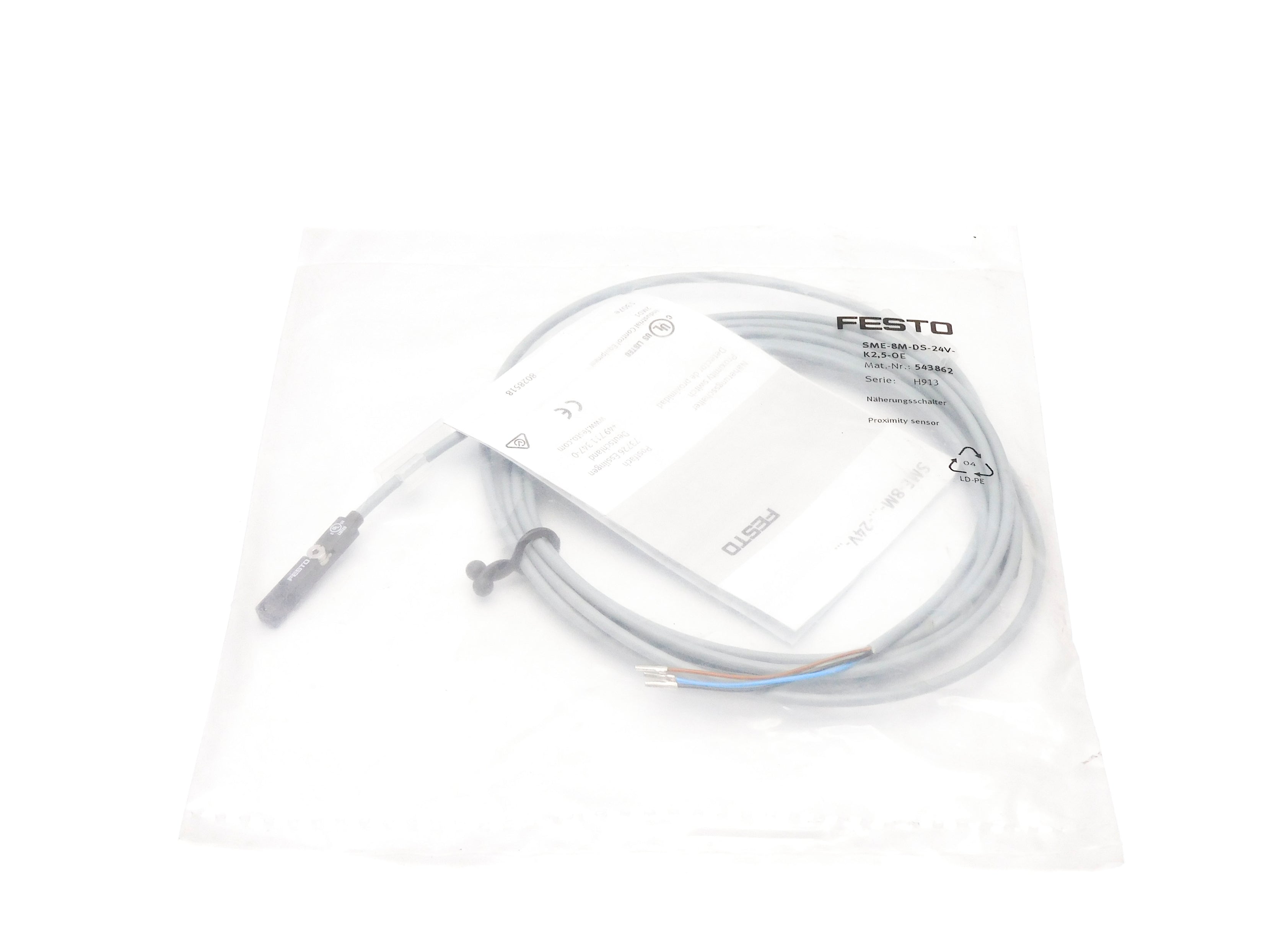 FESTO SME-8M-DS-24V-K2,5-OE 543862 NSMP