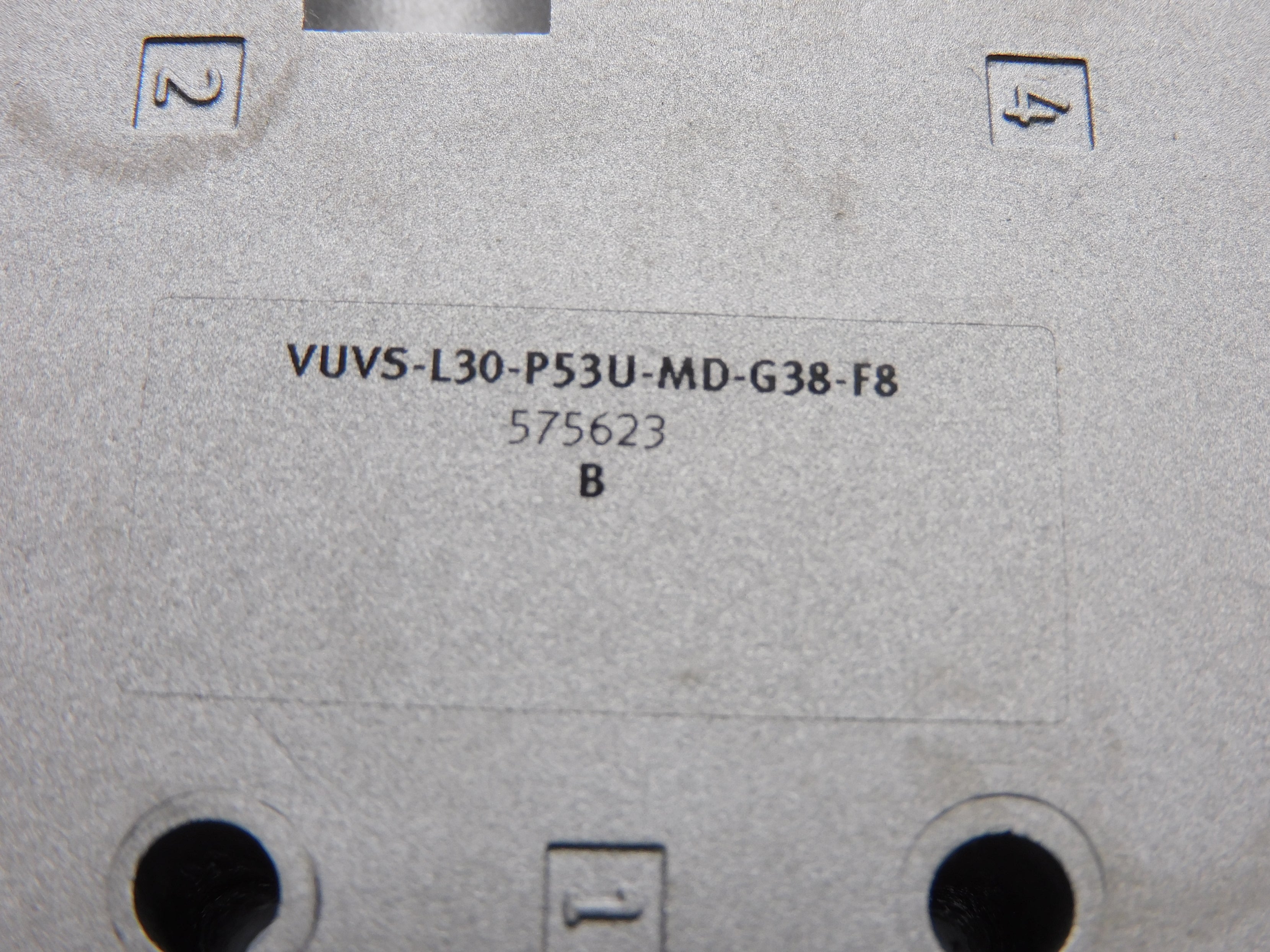 FESTO VUVS-L30-P53U-MD-G38-F8 24VDC 36-145PSI UNMP