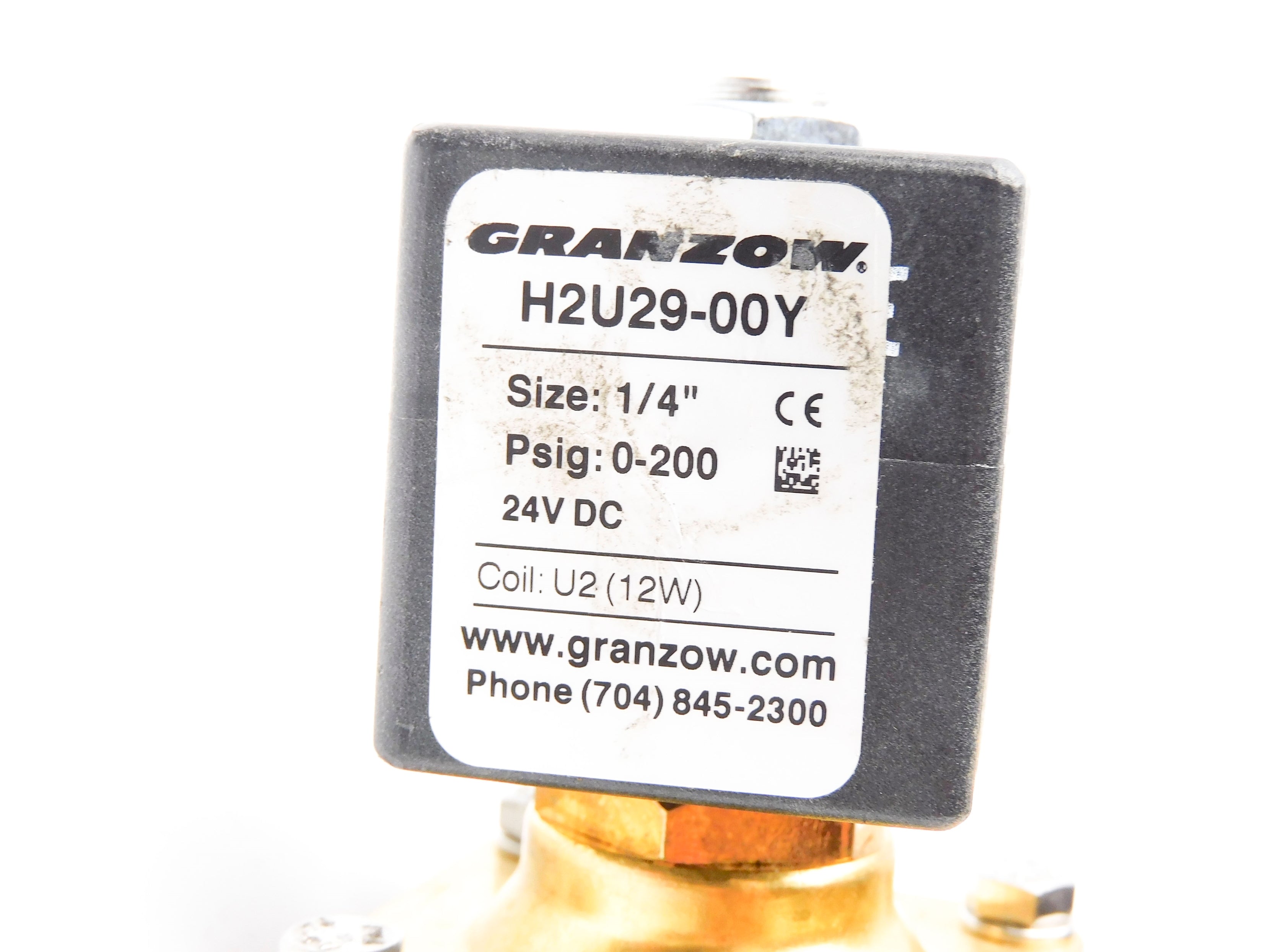 GRANZOW H2U29-00Y 24VDC 0-200PSIG UNMP