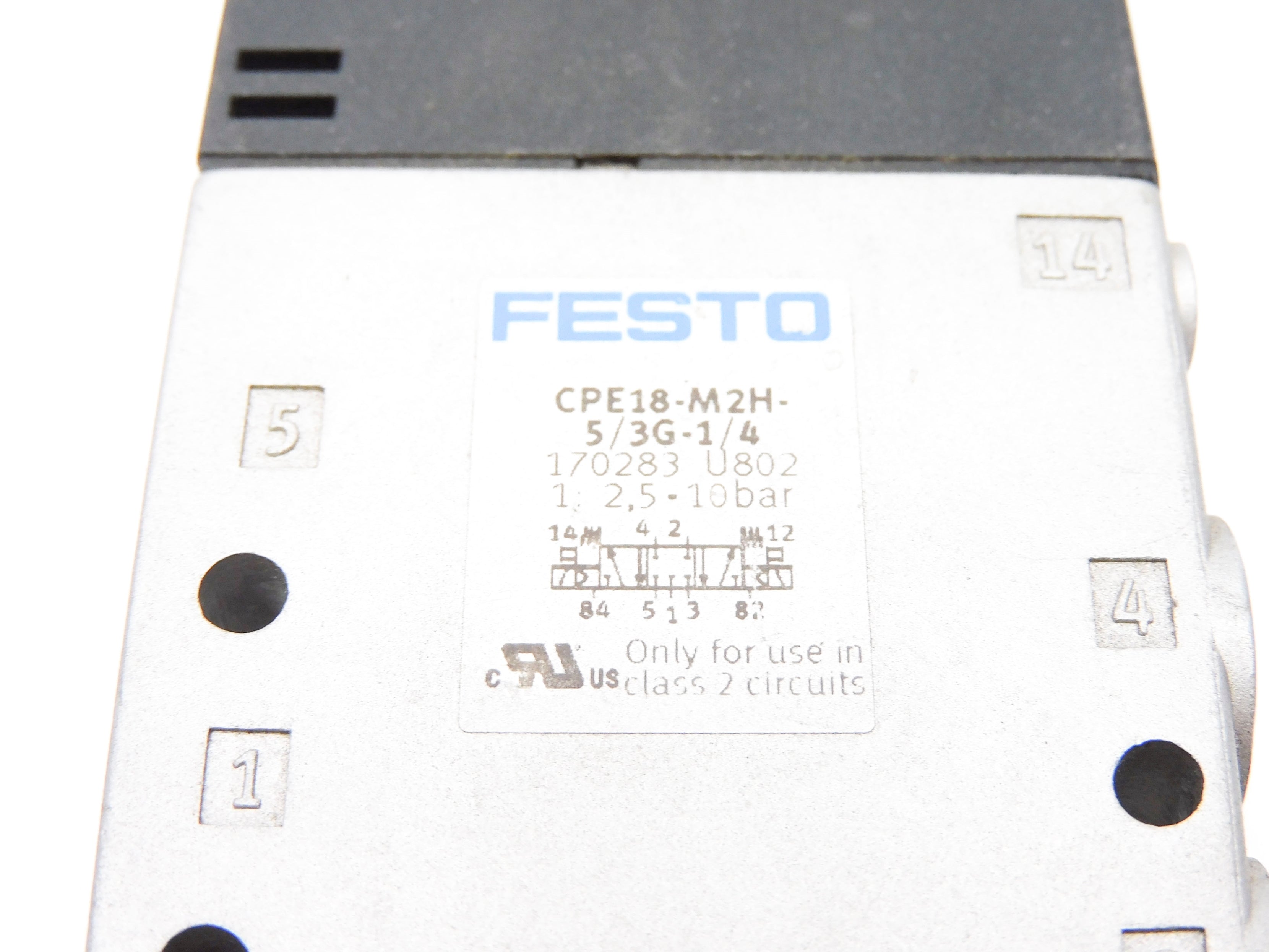 FESTO CPE18-M2H-5/3G-1/4 110VAC UNMP