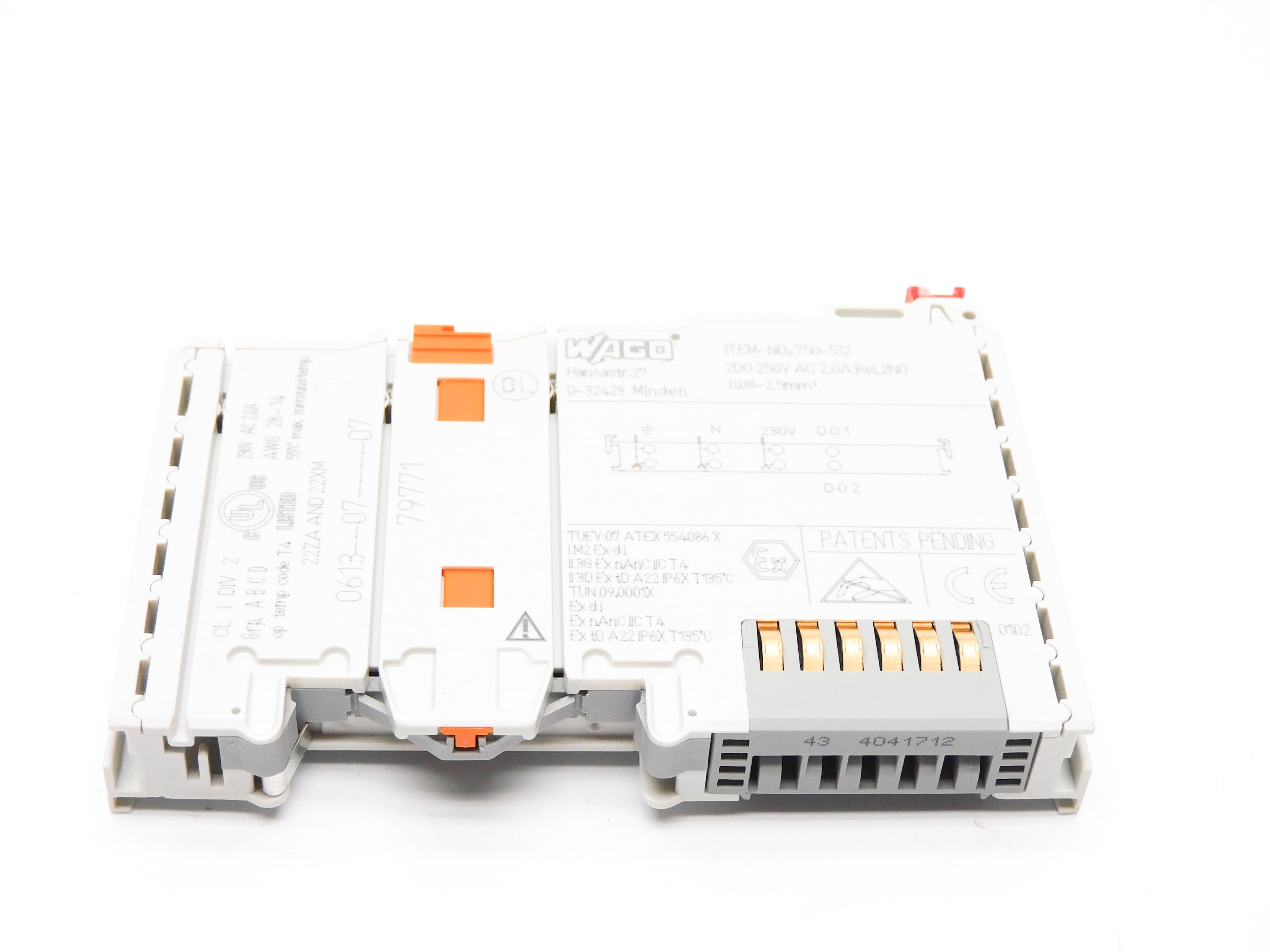 WAGO 750-512 230VAC 2.0A NSMP