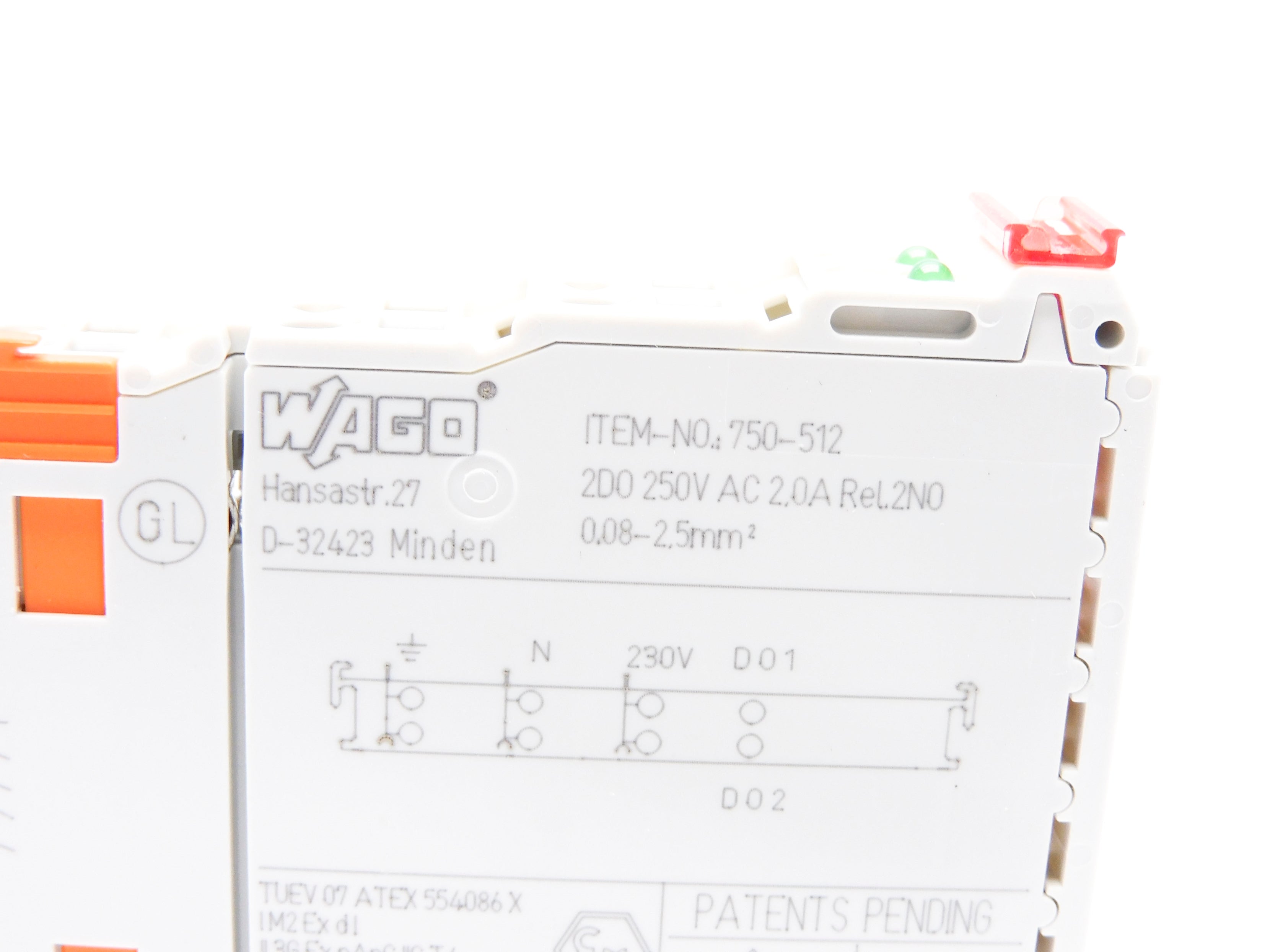 WAGO 750-512 230VAC 2.0A NSMP