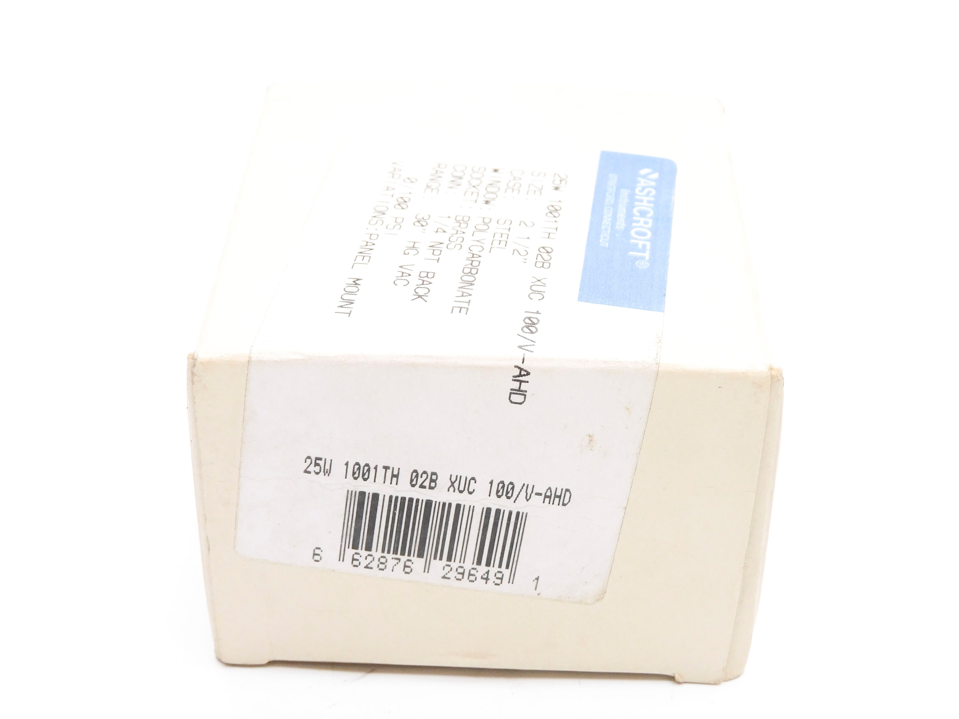 ASHCROFT 25W1001TH02BXUC100/V-AHD 100PSI NSMP