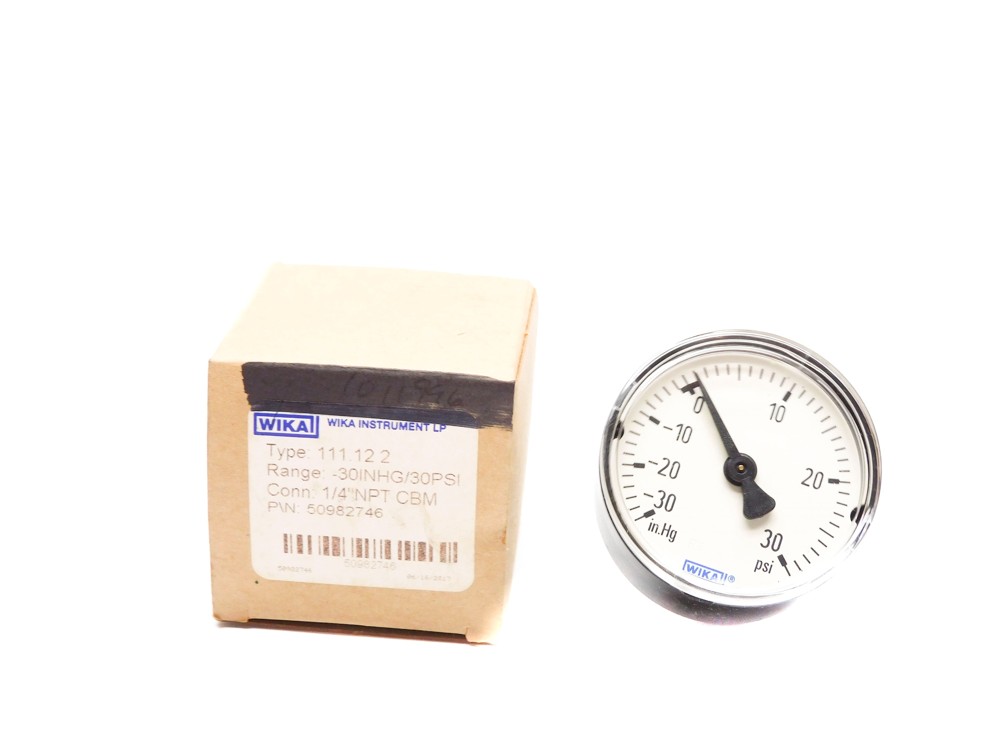 WIKA 50982746 -30"HG/30PSI NSMP