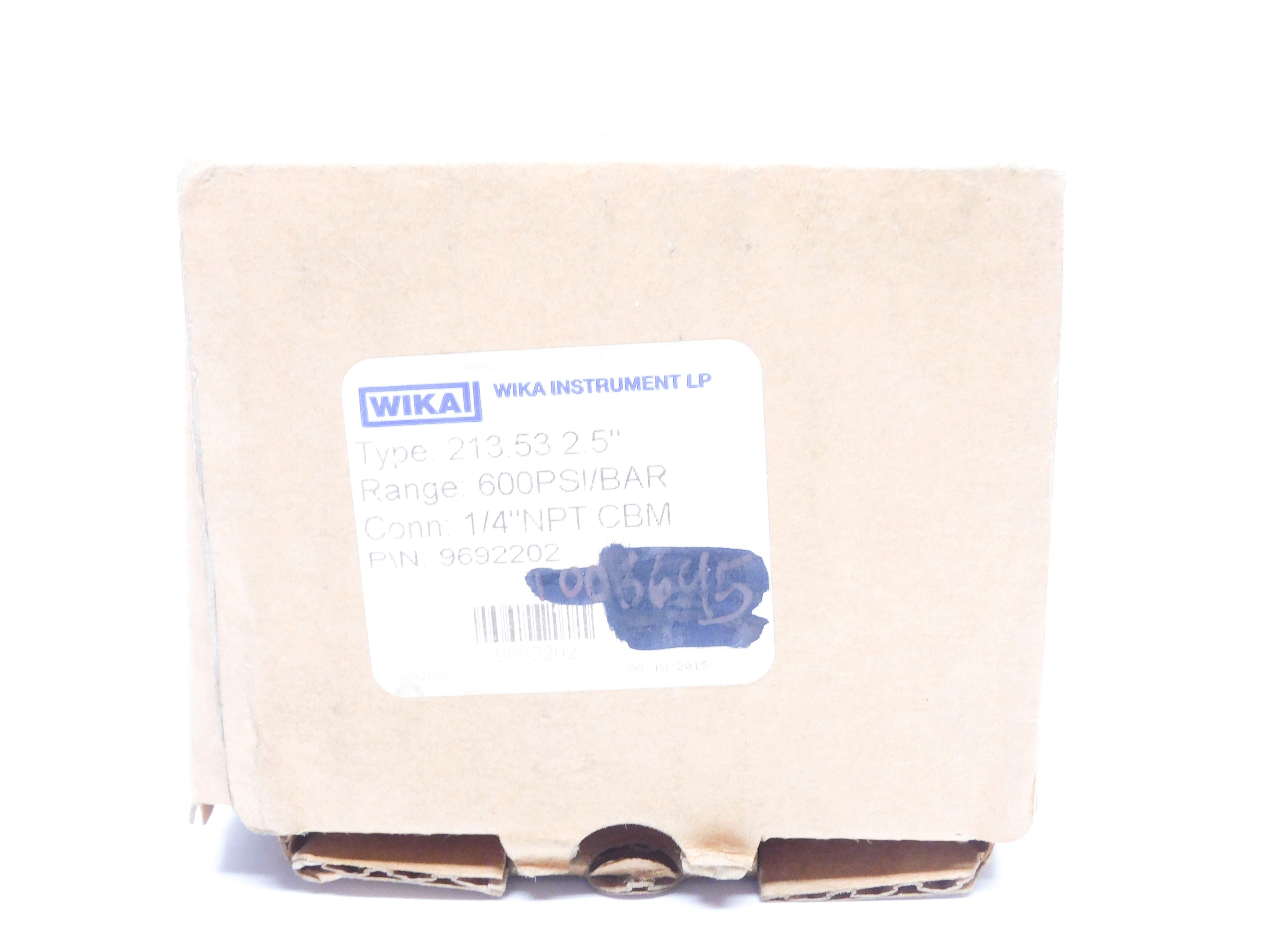 WIKA 9692202 600PSI NSMP