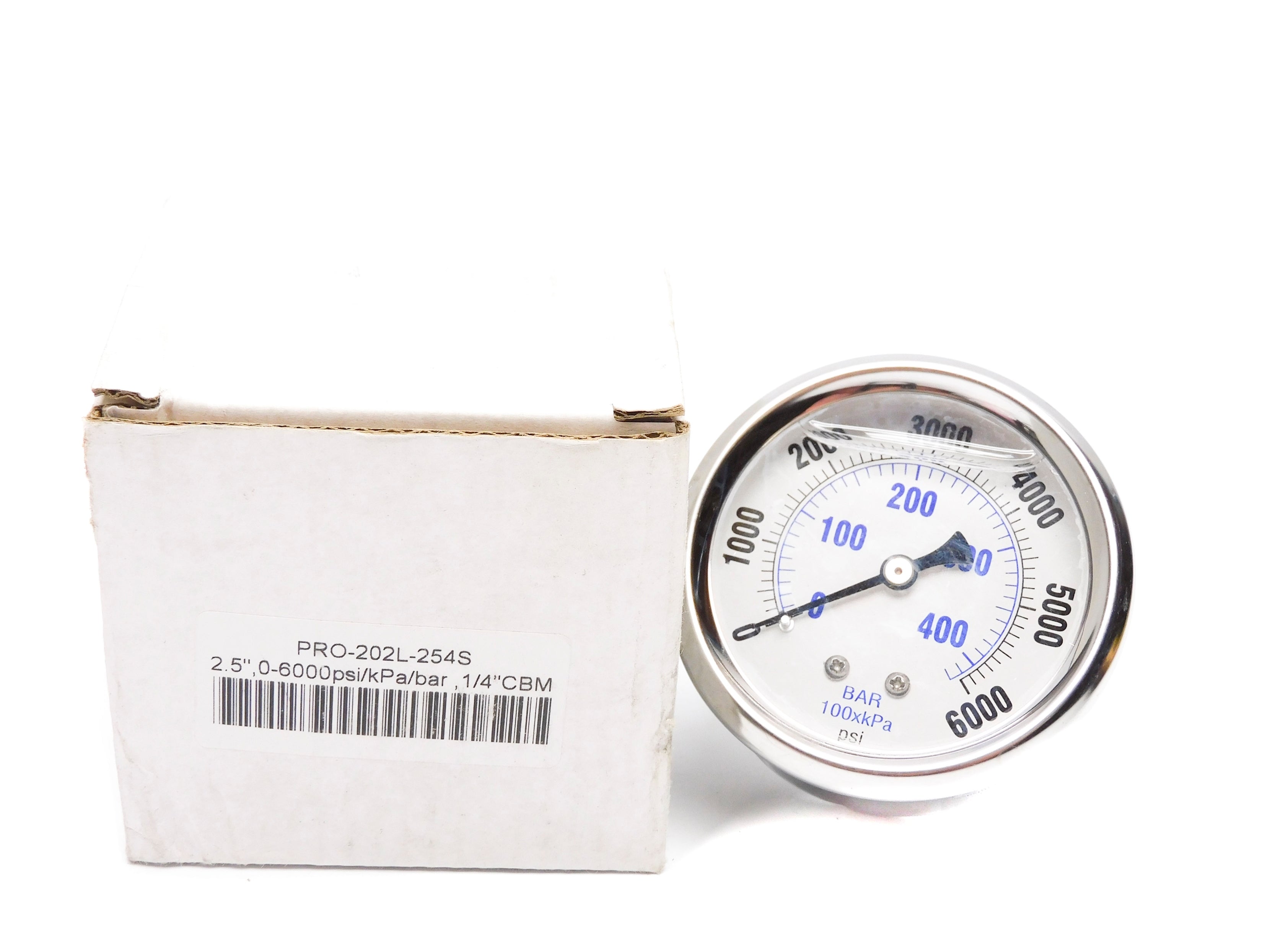 INDUSTRIAL MRO PRO-202L-254S 0-6000PSI NSMP