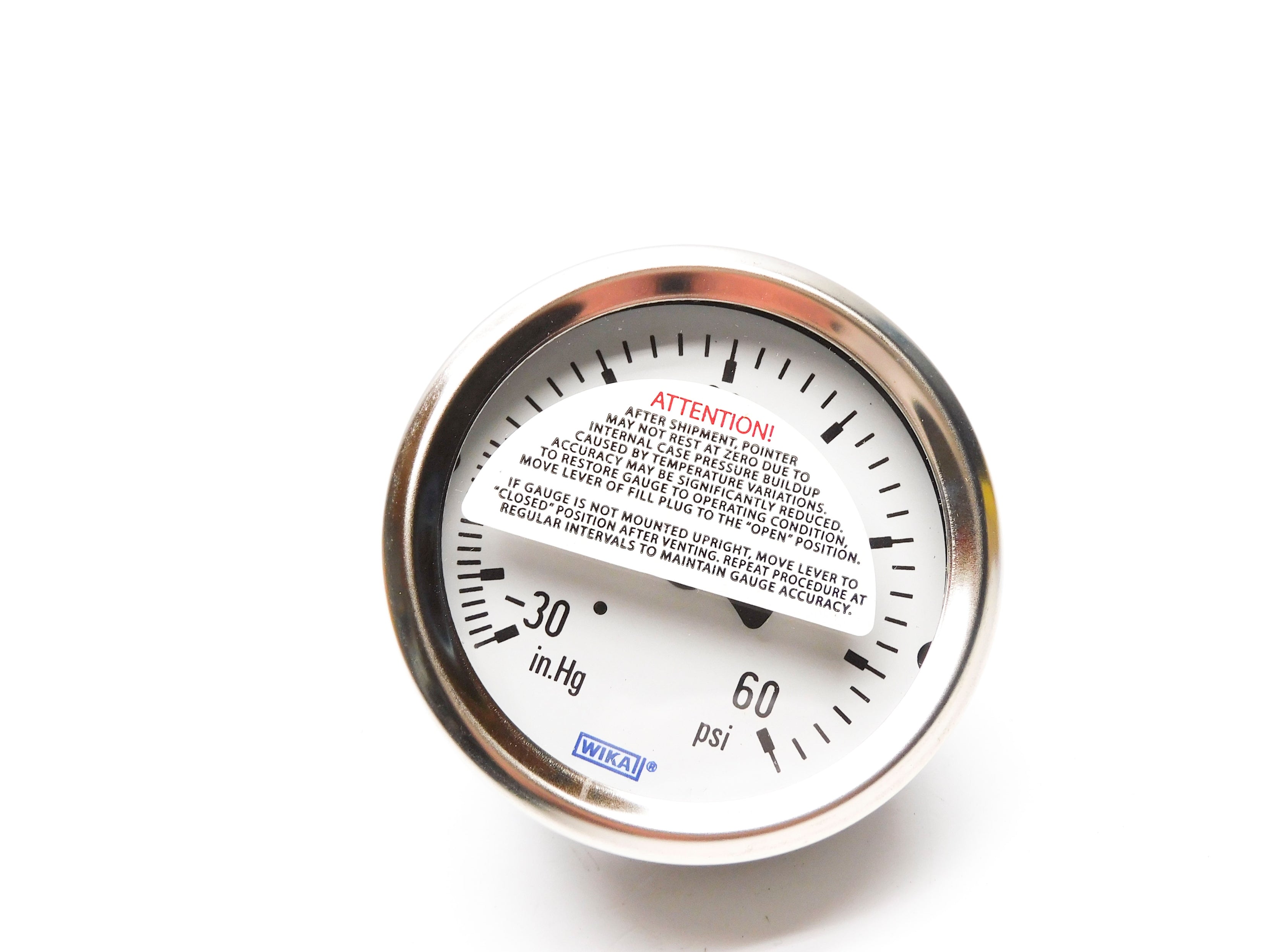 WIKA 9768378 -30"HG/60PSI NSMP