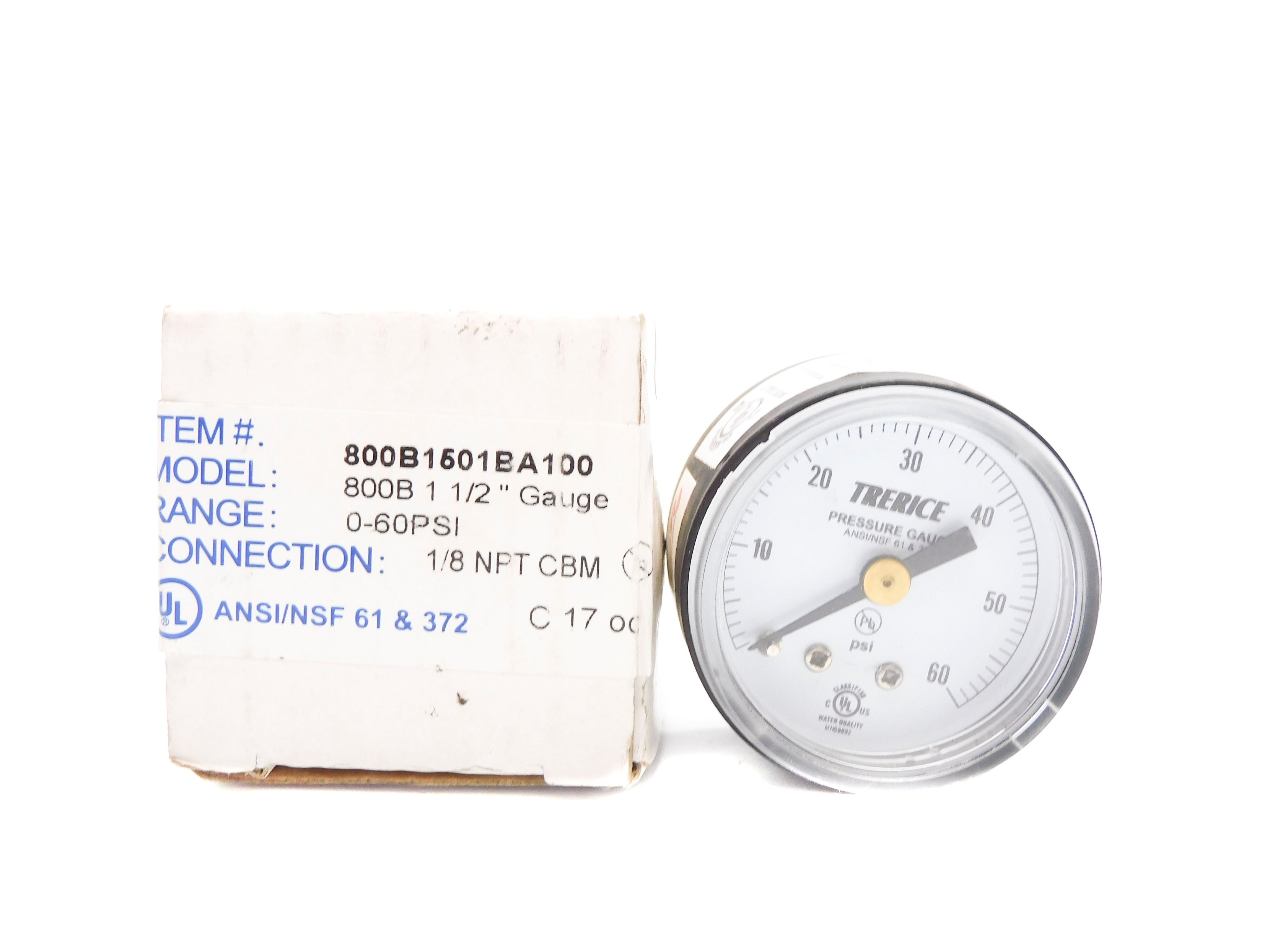 TRERICE 800B150BA100 0-60PSI NSMP