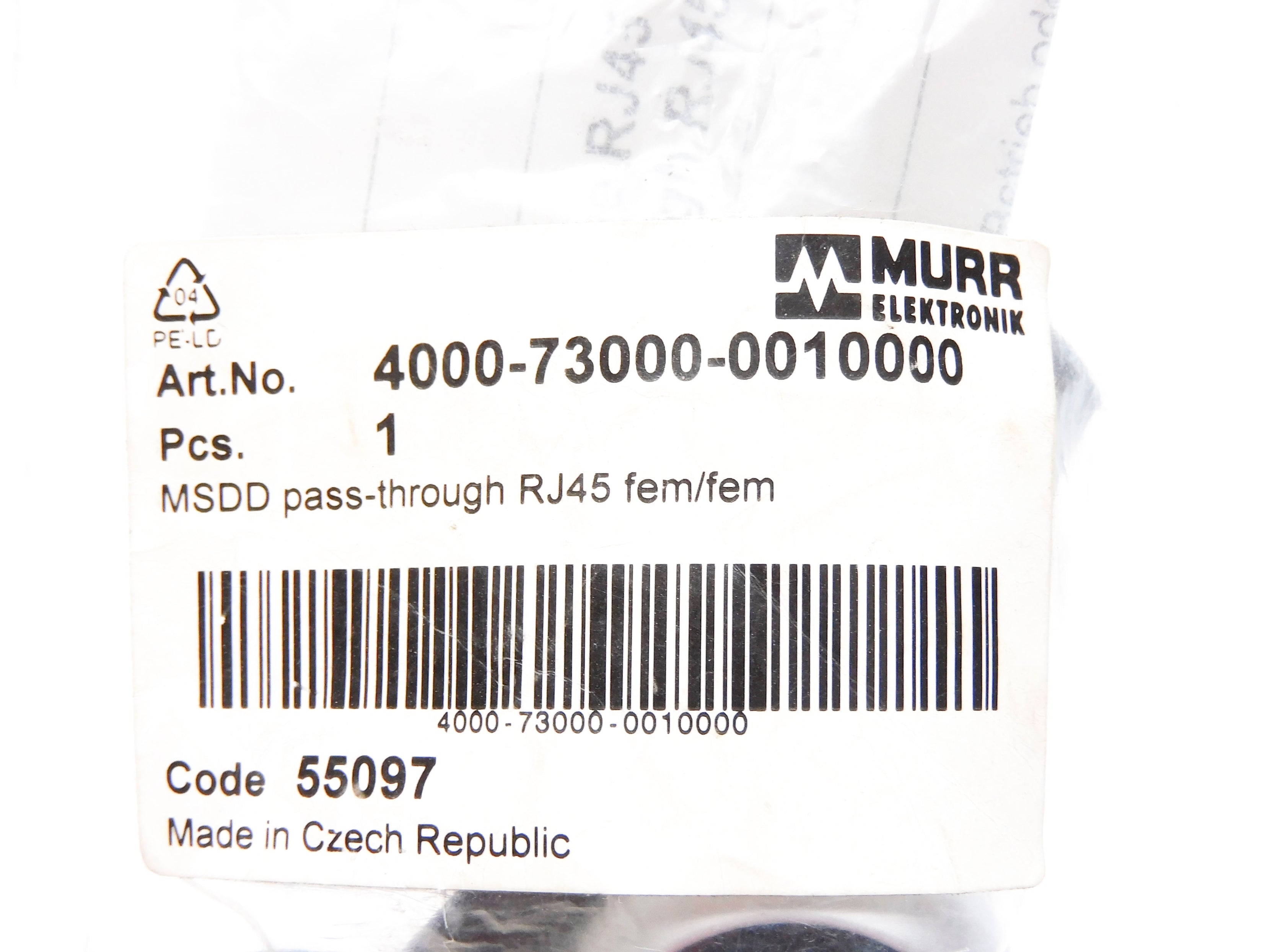MURR ELEKTRONIK 4000-73000-0010000 NSMP