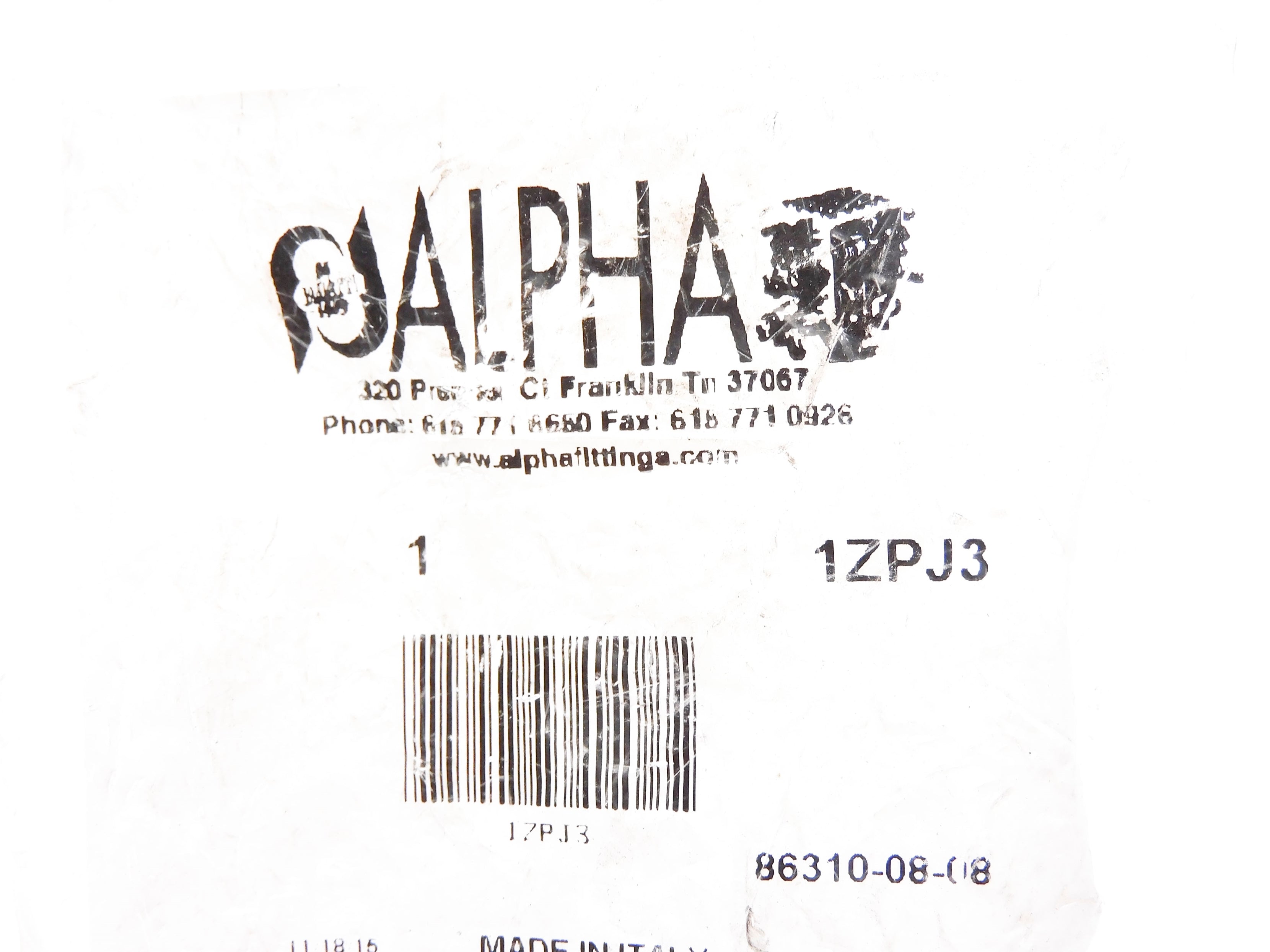 ALPHA 1ZPJ3 NSMP