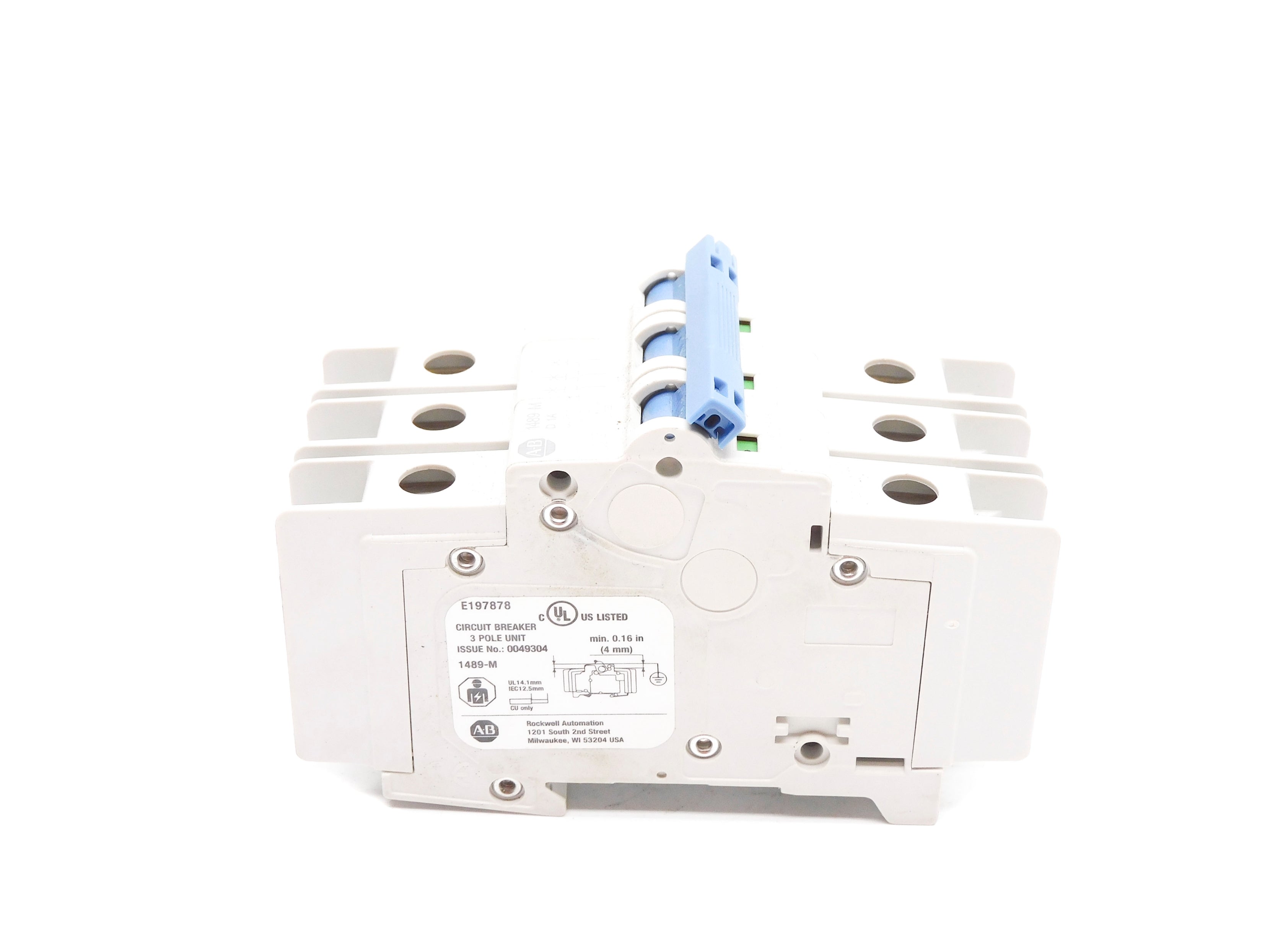 ALLEN BRADLEY 1489-M3D010 SER. D 1A 480/277V UNMP