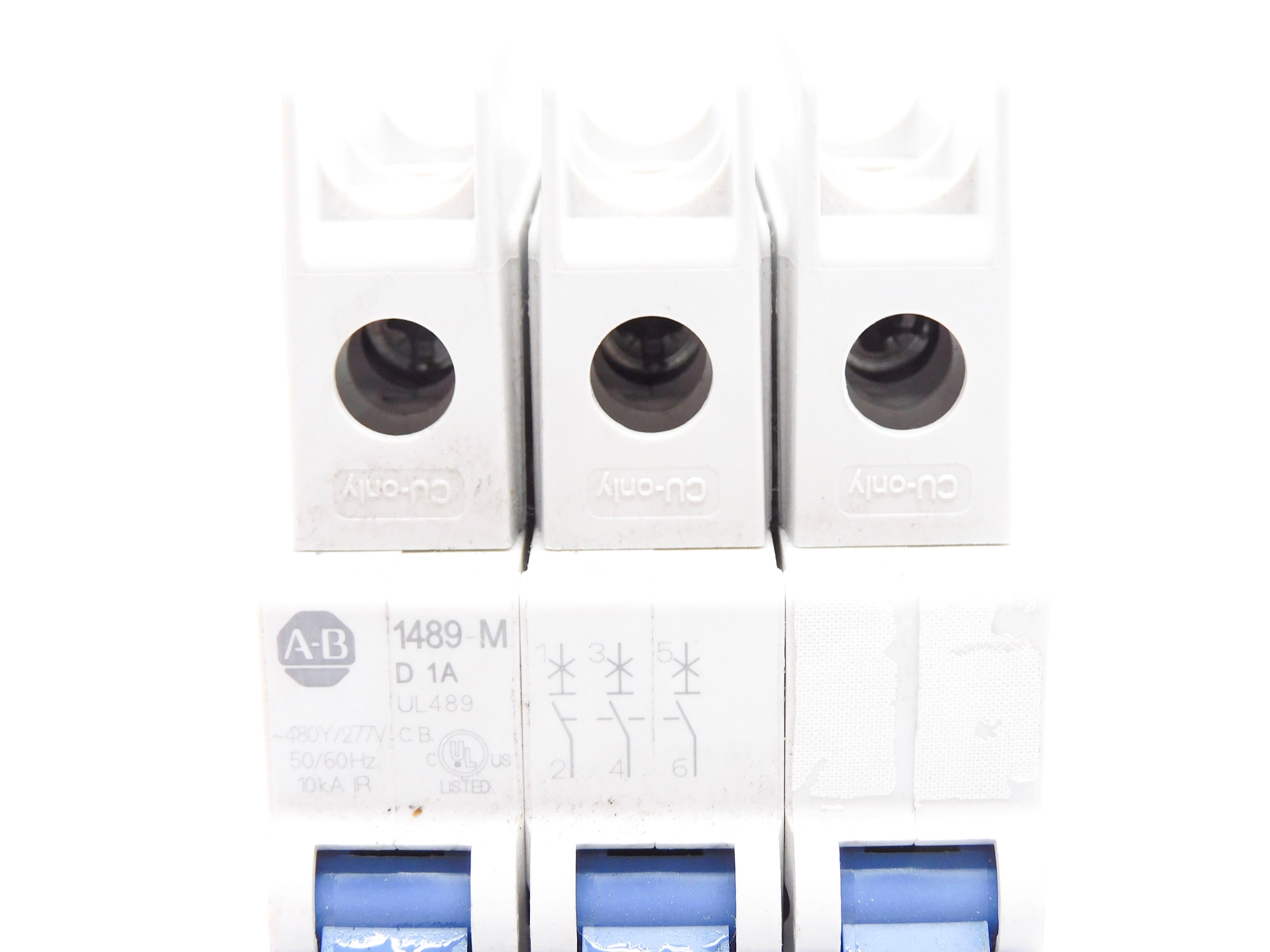 ALLEN BRADLEY 1489-M3D010 SER. D 1A 480/277V UNMP
