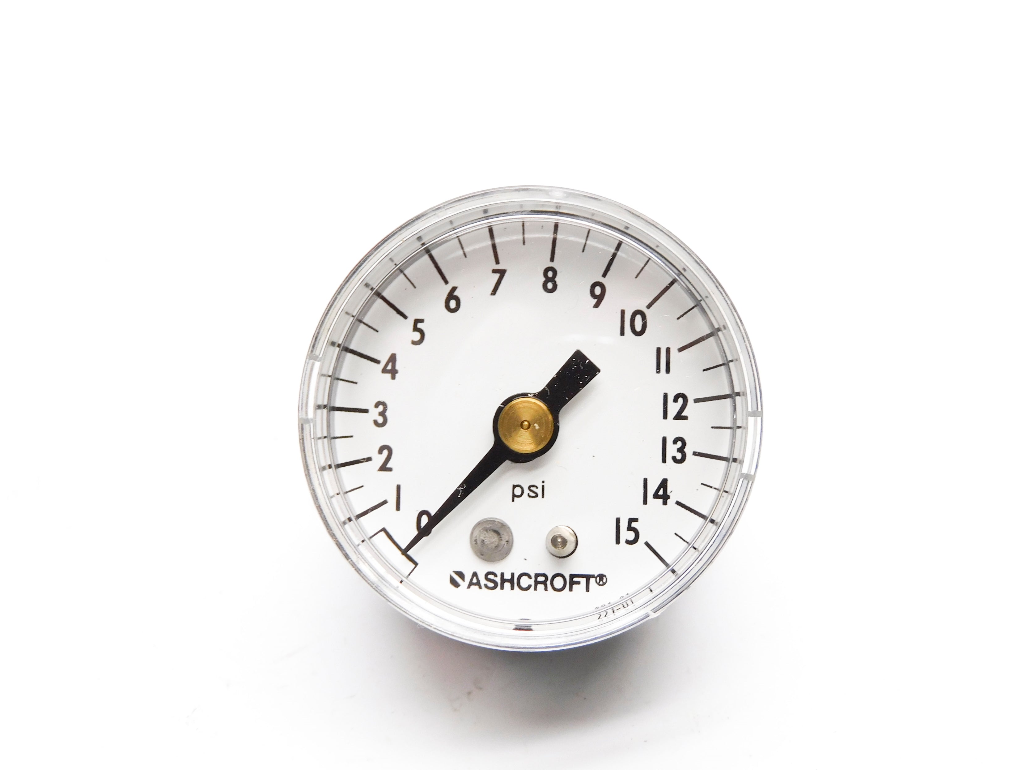 ASHCROFT 15W1005H01B15 0-15PSI NSMP