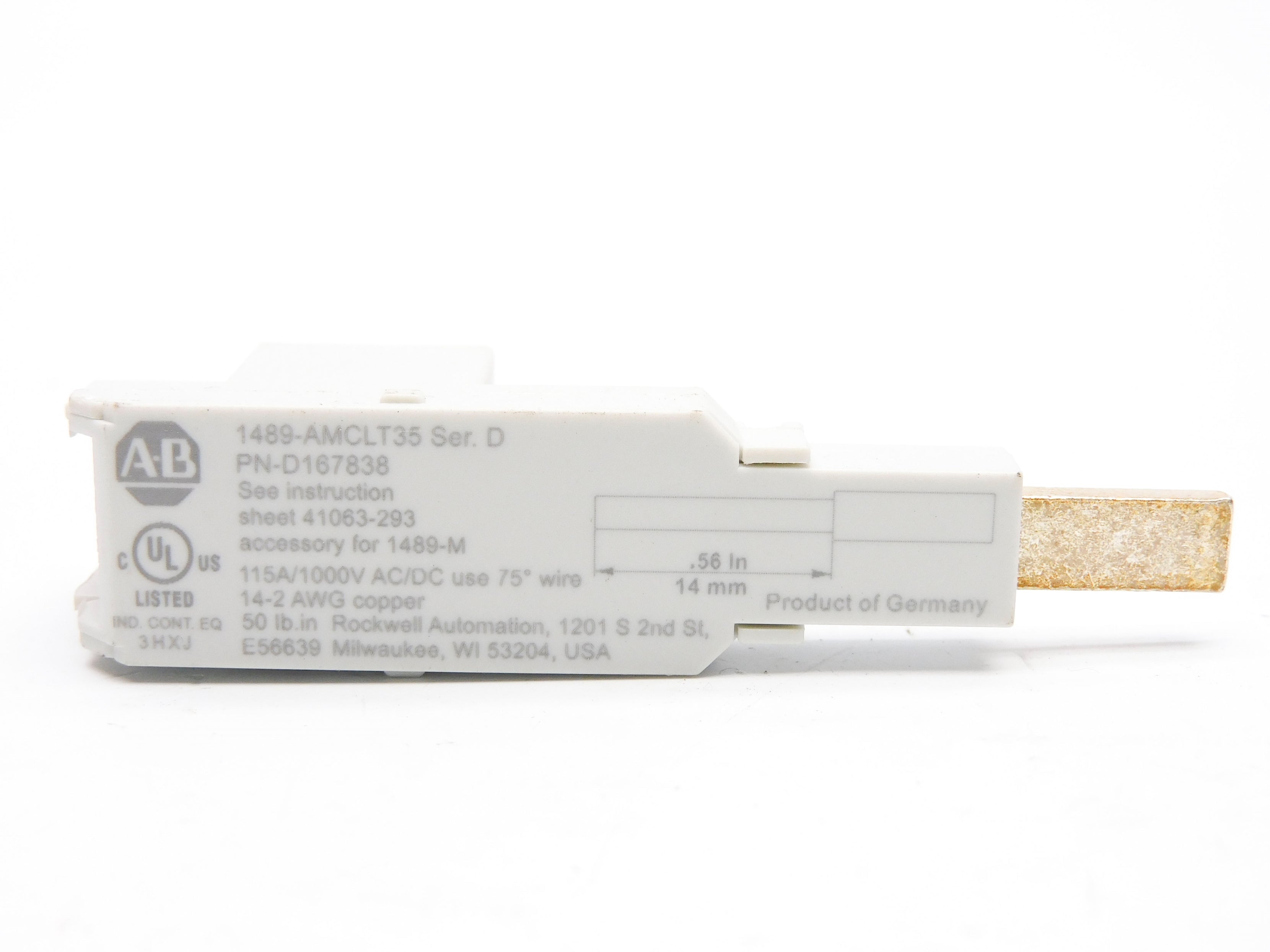 ALLEN BRADLEY 1489-AMCLT35 SER. D NSNP