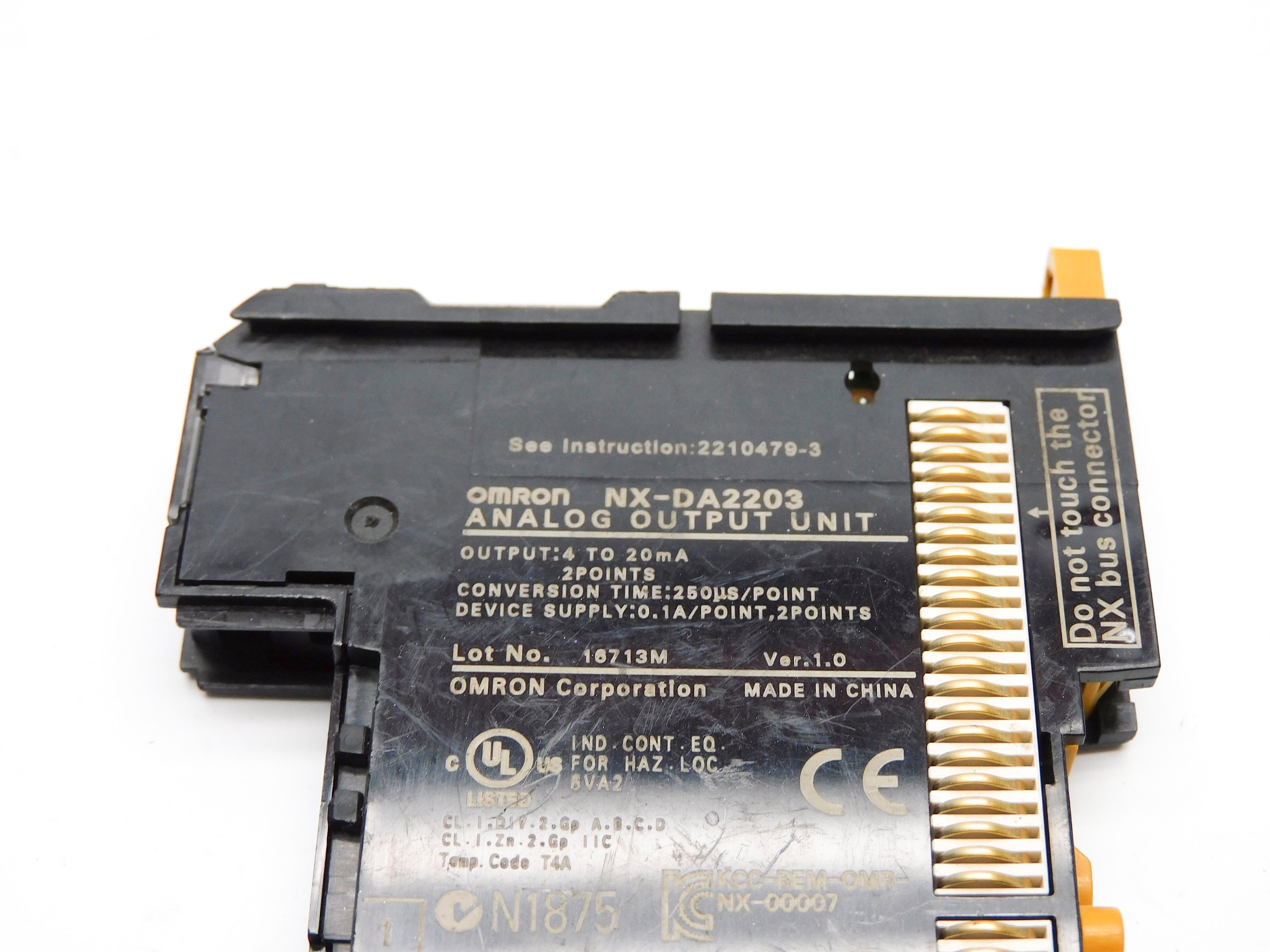 OMRON NX-DA2203 (NO TERMINAL) NSNP