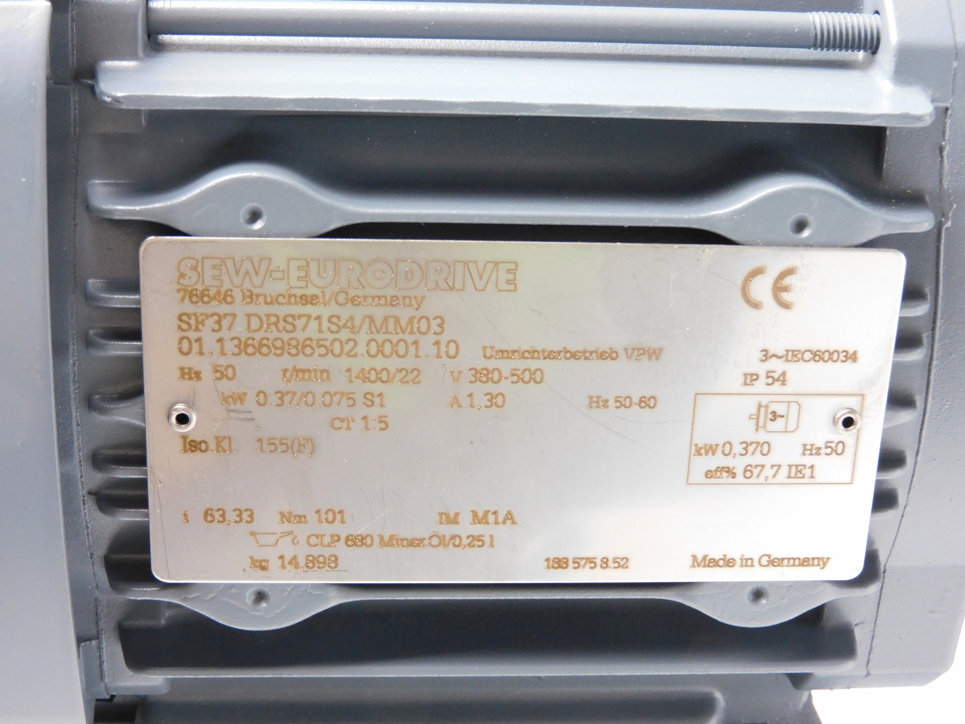 SEW-EURODRIVE SF37DRS71S4/MM03 NSNP