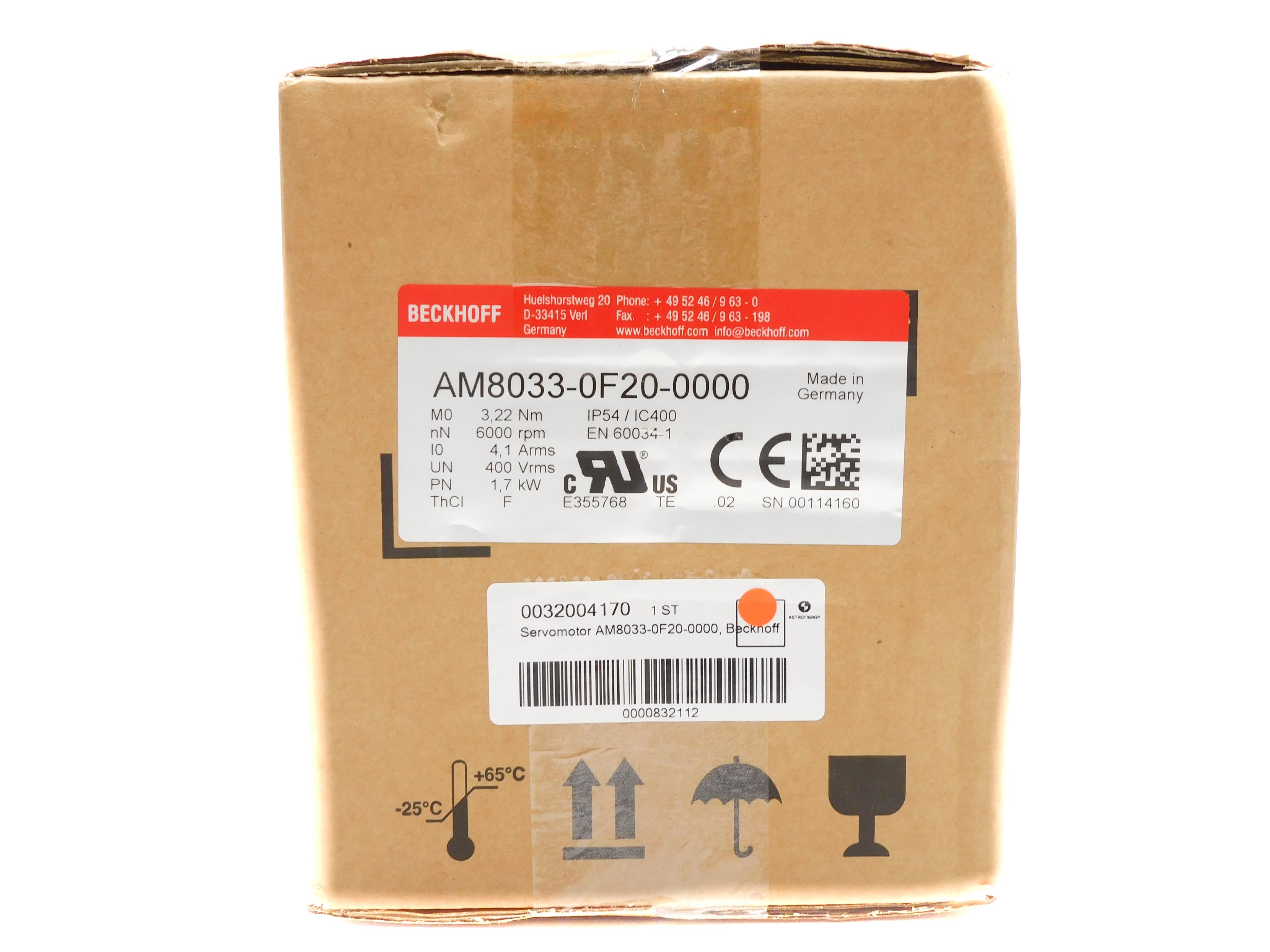 BECKHOFF AM8033-0F20-0000 NSFS