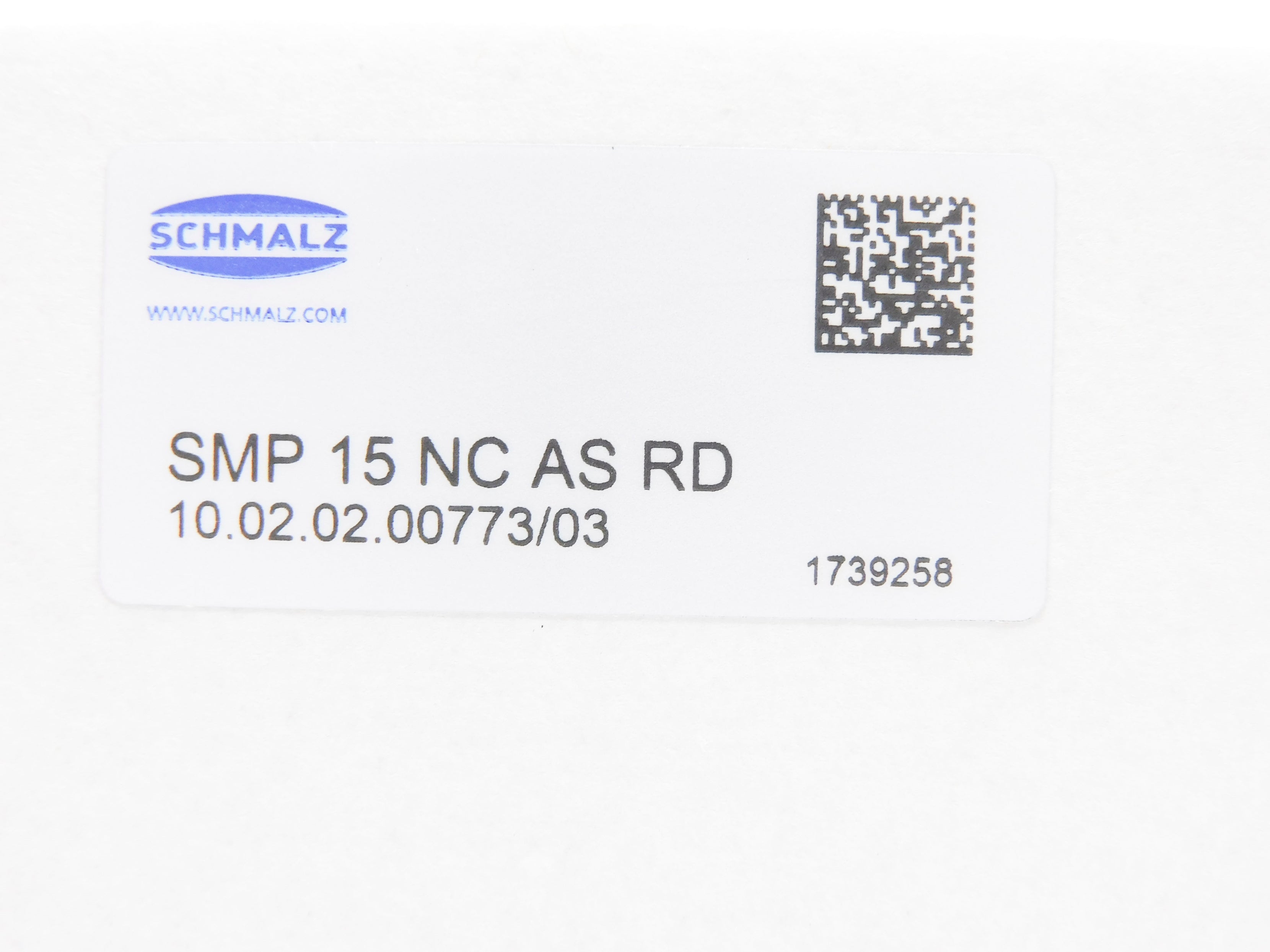 SCHMALZ SMP15NCASRD NSFS