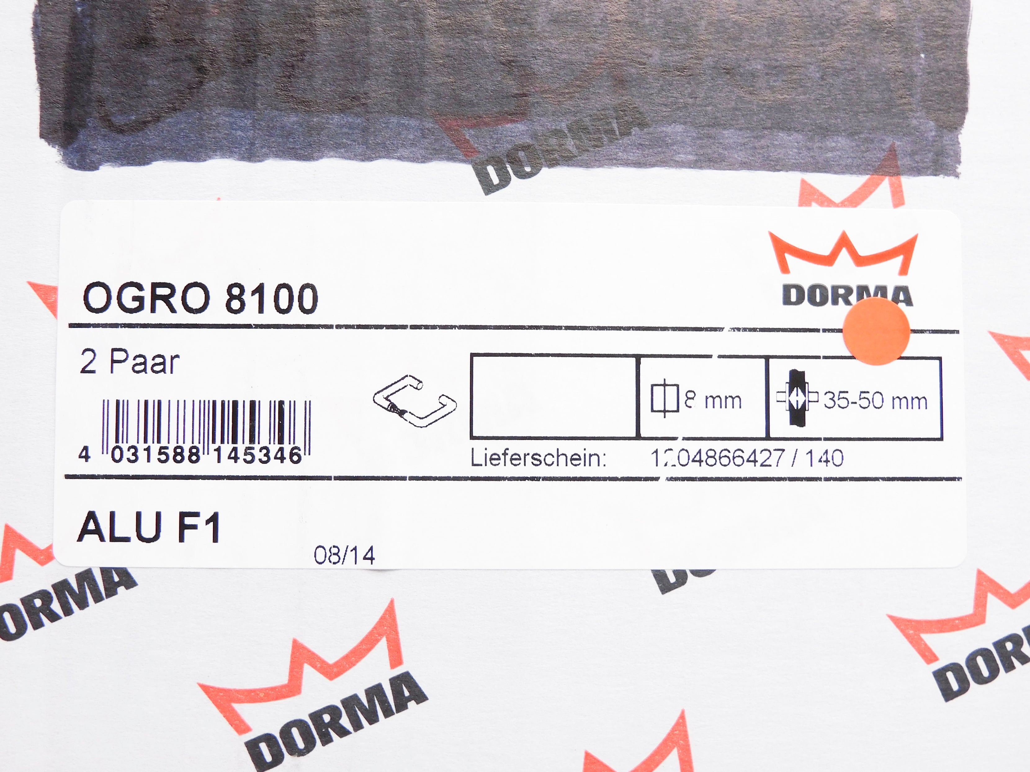 DORMA OGRO8100 NSMP