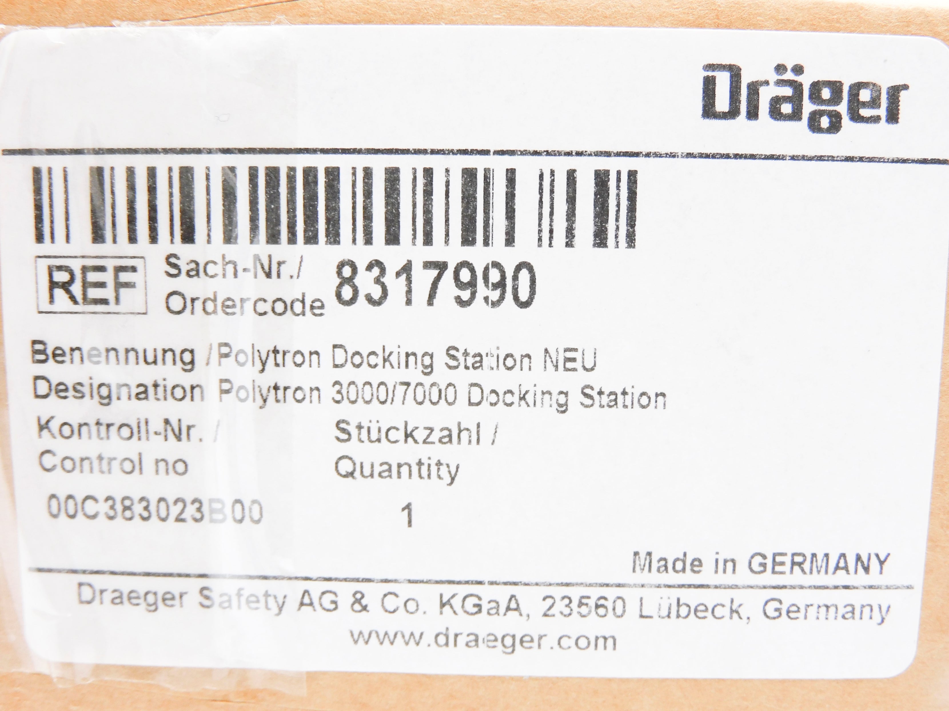 DRAGER 8317990 NSFS