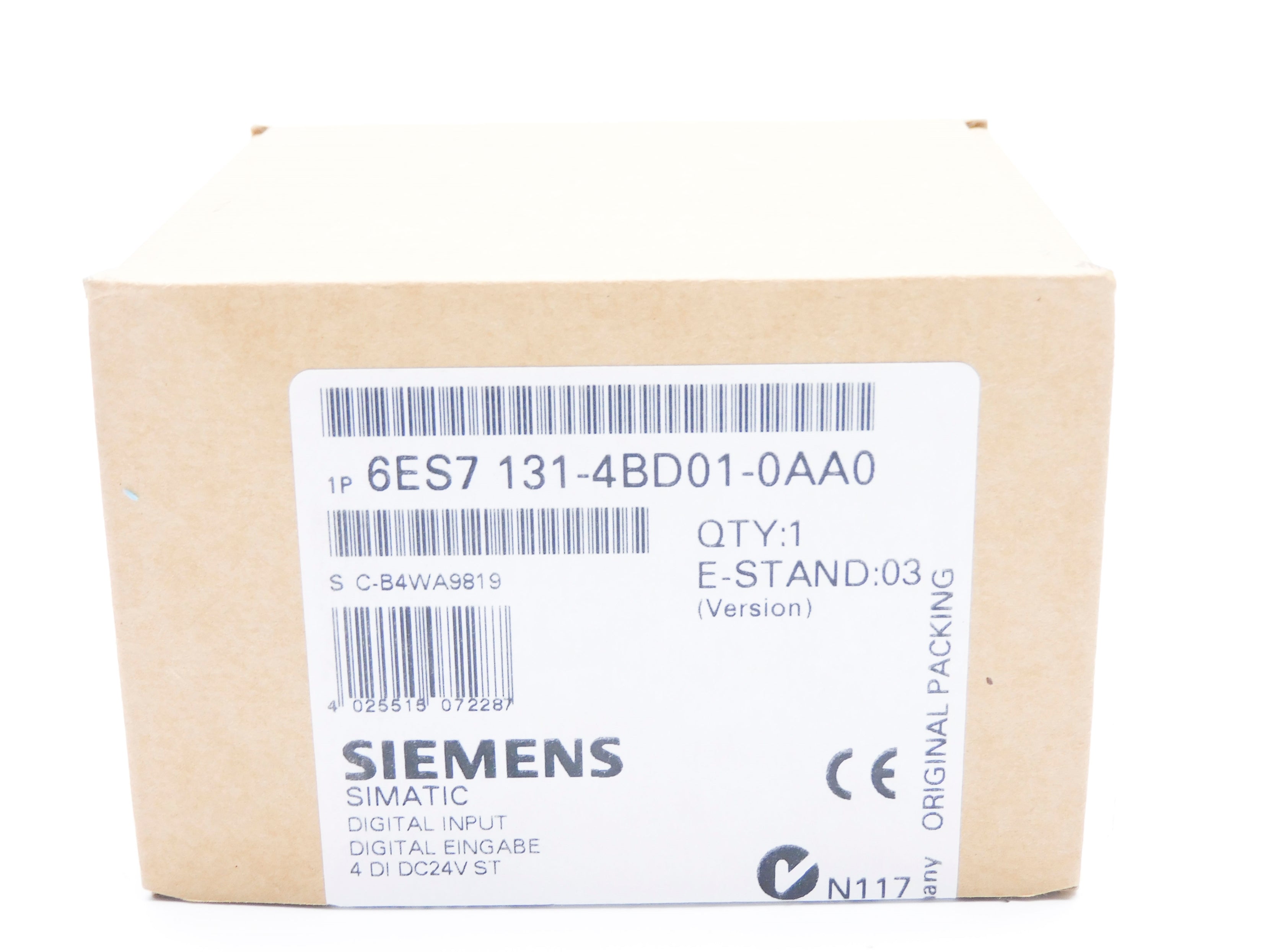 SIEMENS 6ES7131-4BD01-0AA0 (PKG OF 5) NSFS