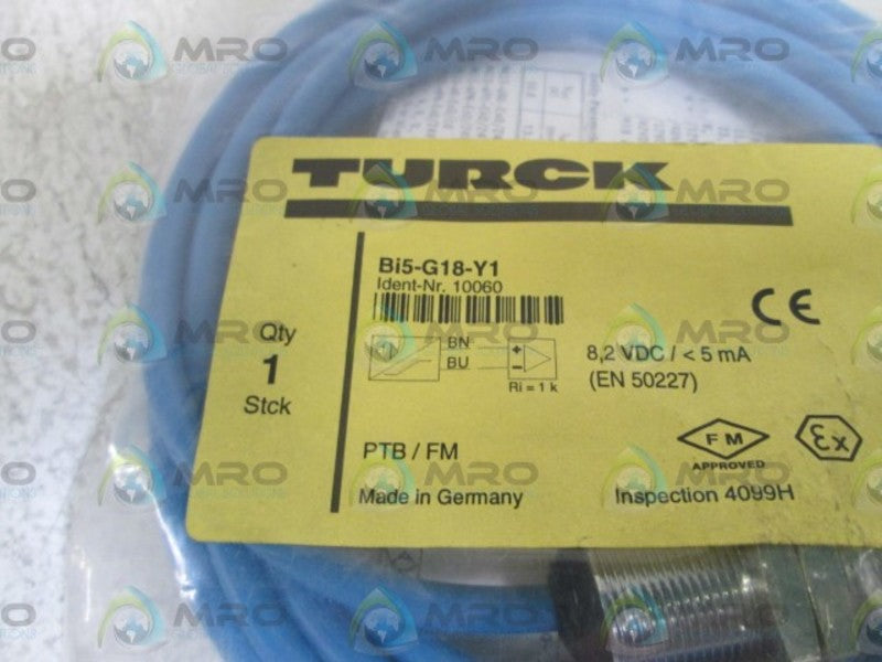 TURCK SENSOR Bi5-G18-Y1 * NEW IN FACTORY BAG *