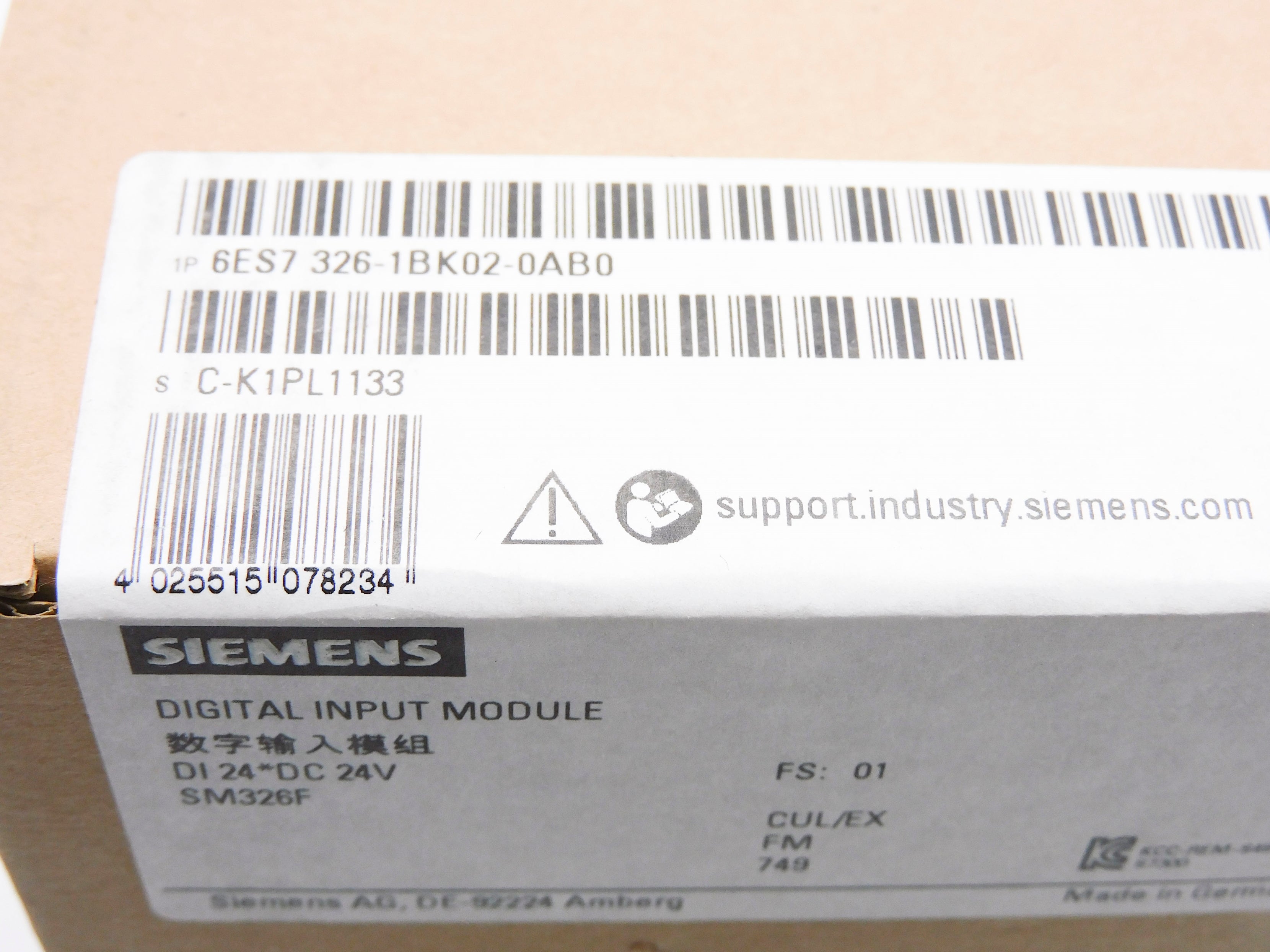 SIEMENS 6ES7326-1BK02-0AB0 NSFS