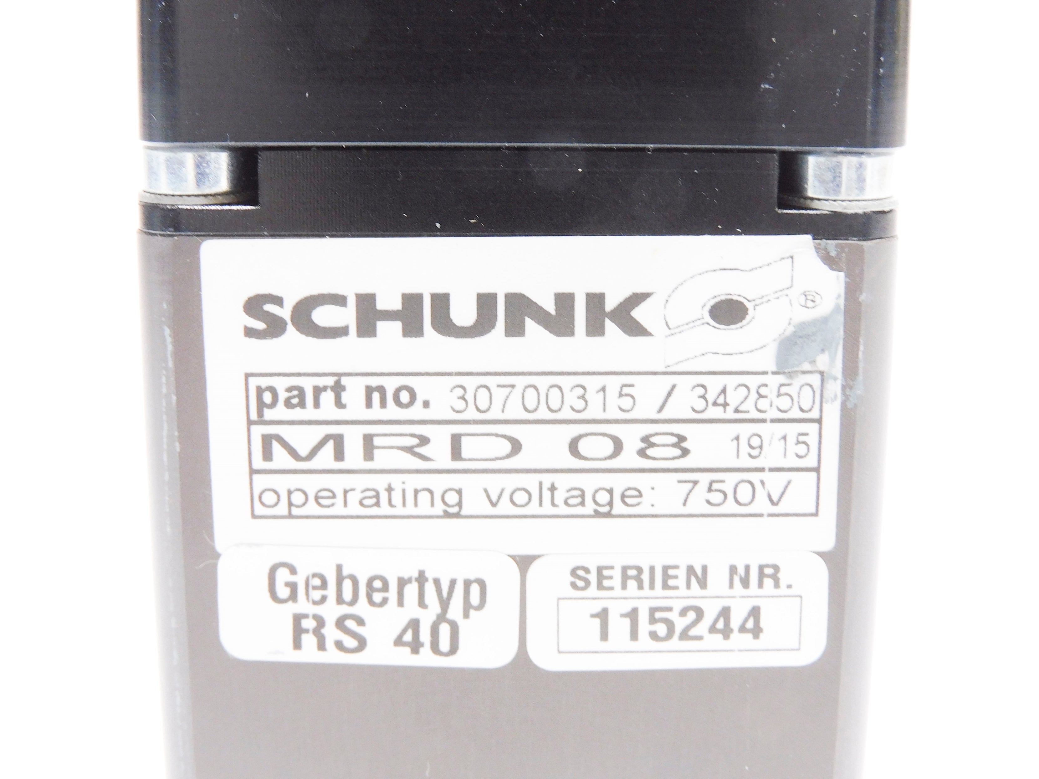 SCHUNK 30700315/342850 MRD0819/15 NSNP
