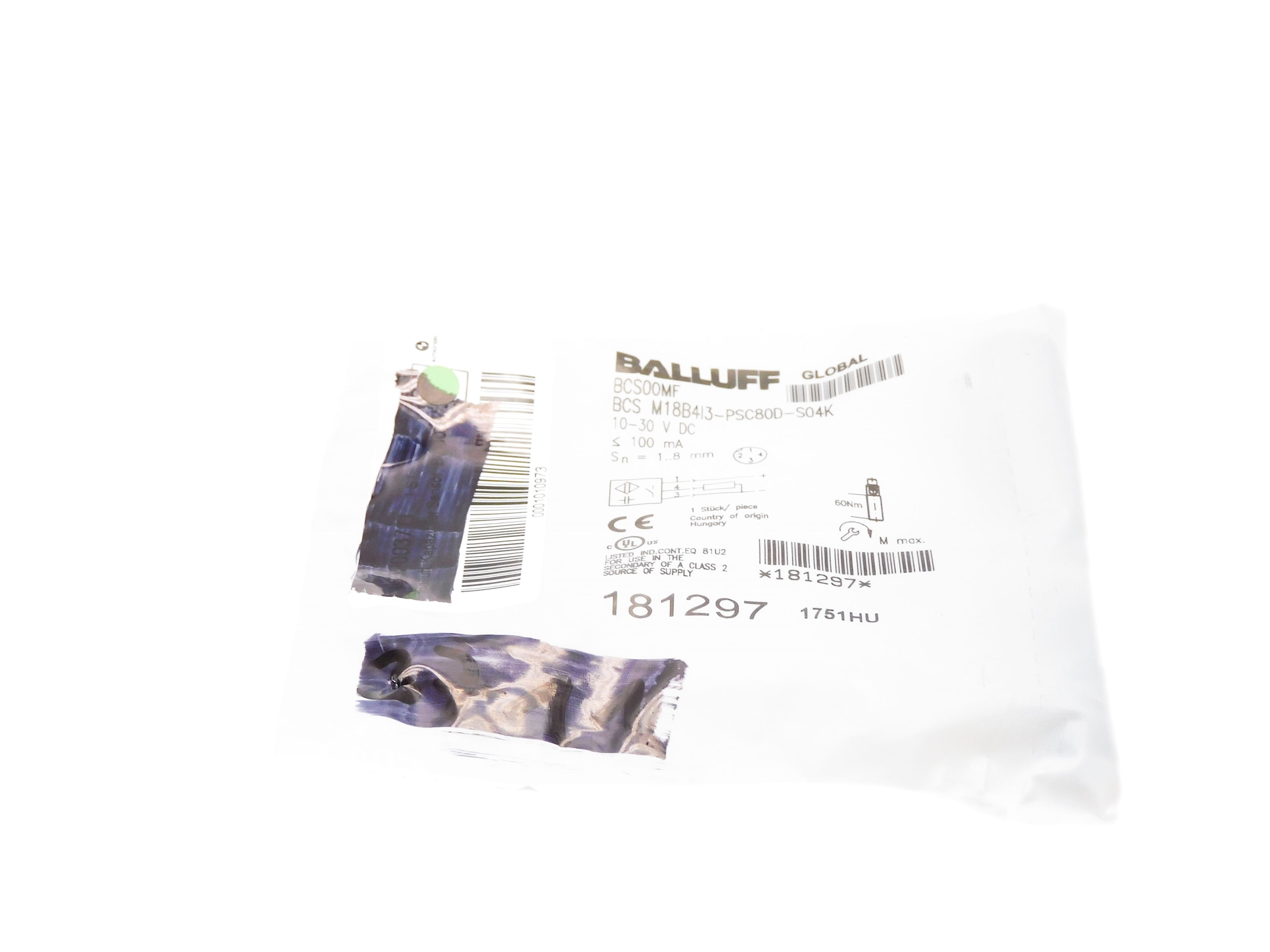 BALLUFF BCSM18B4I3-PSC80D-S04K NSMP