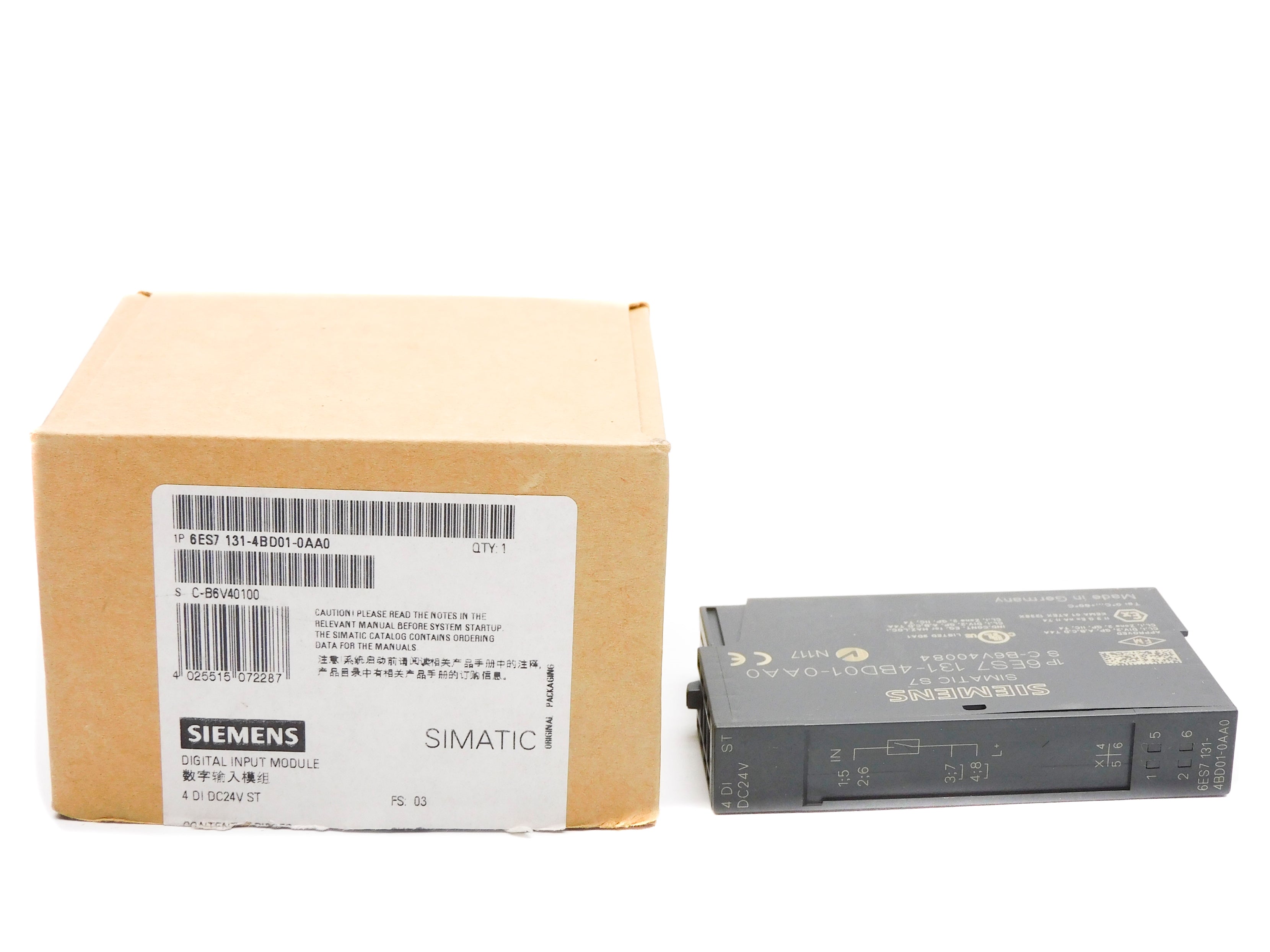 SIEMENS 6ES7131-4BD01-0AA0 (PKG OF 5) NSMP