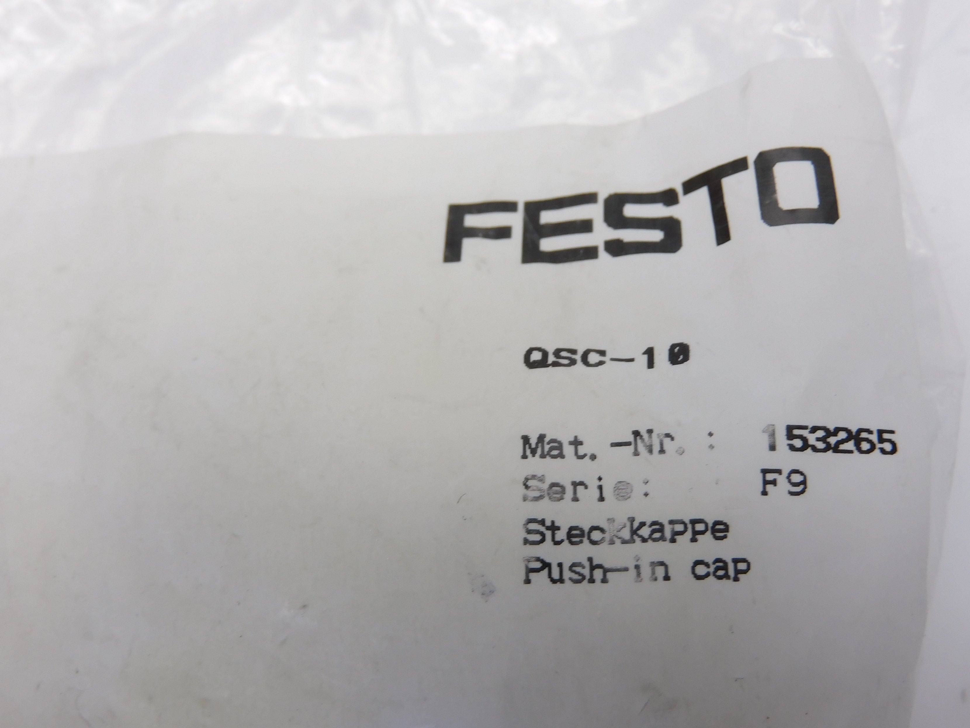 FESTO QSC-10 (PKG OF 10) NSMP