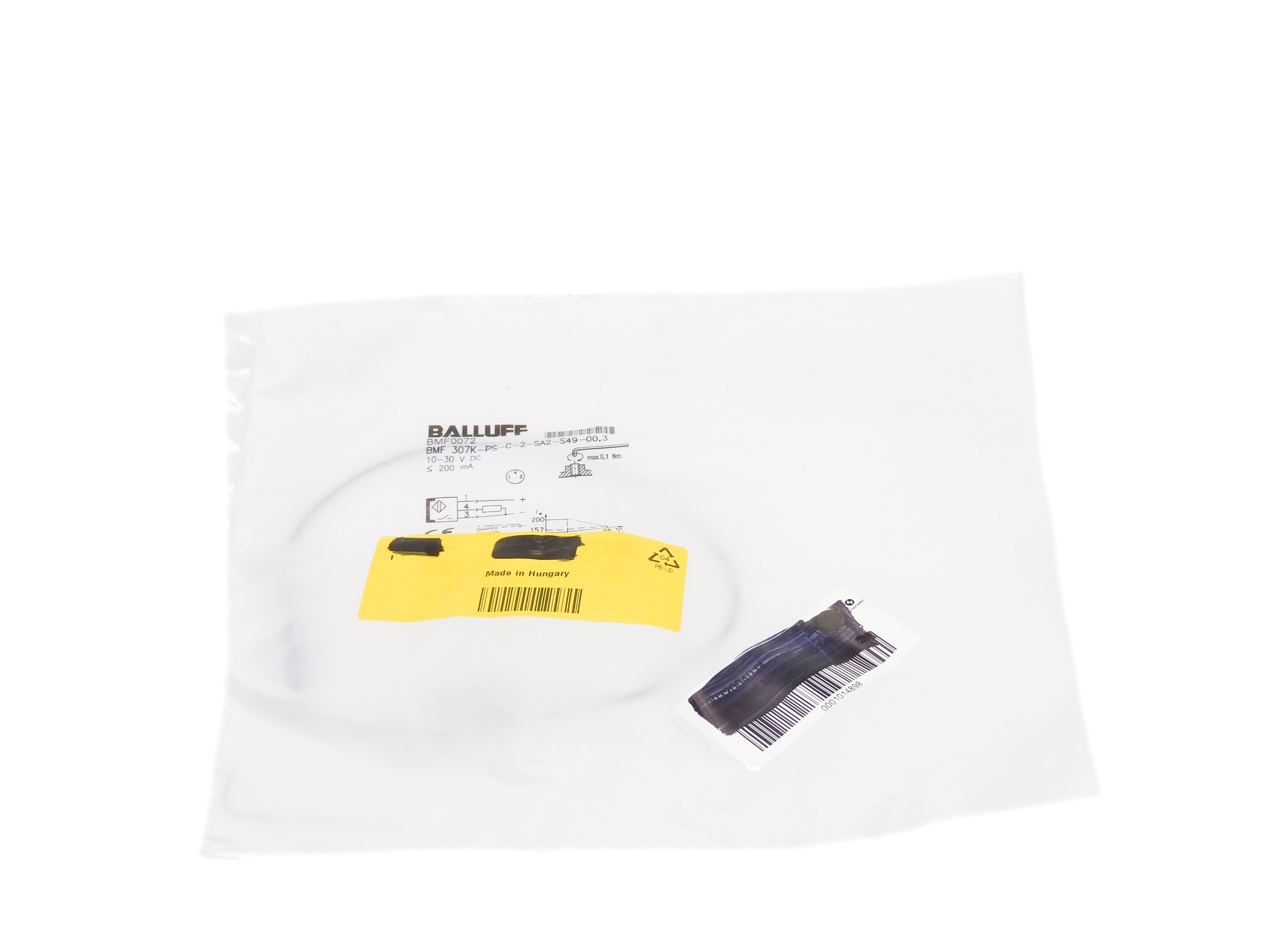 BALLUFF BMF307K-PS-C-2-SA2-S49-00,3 BMF0072 10-30VDC NSMP