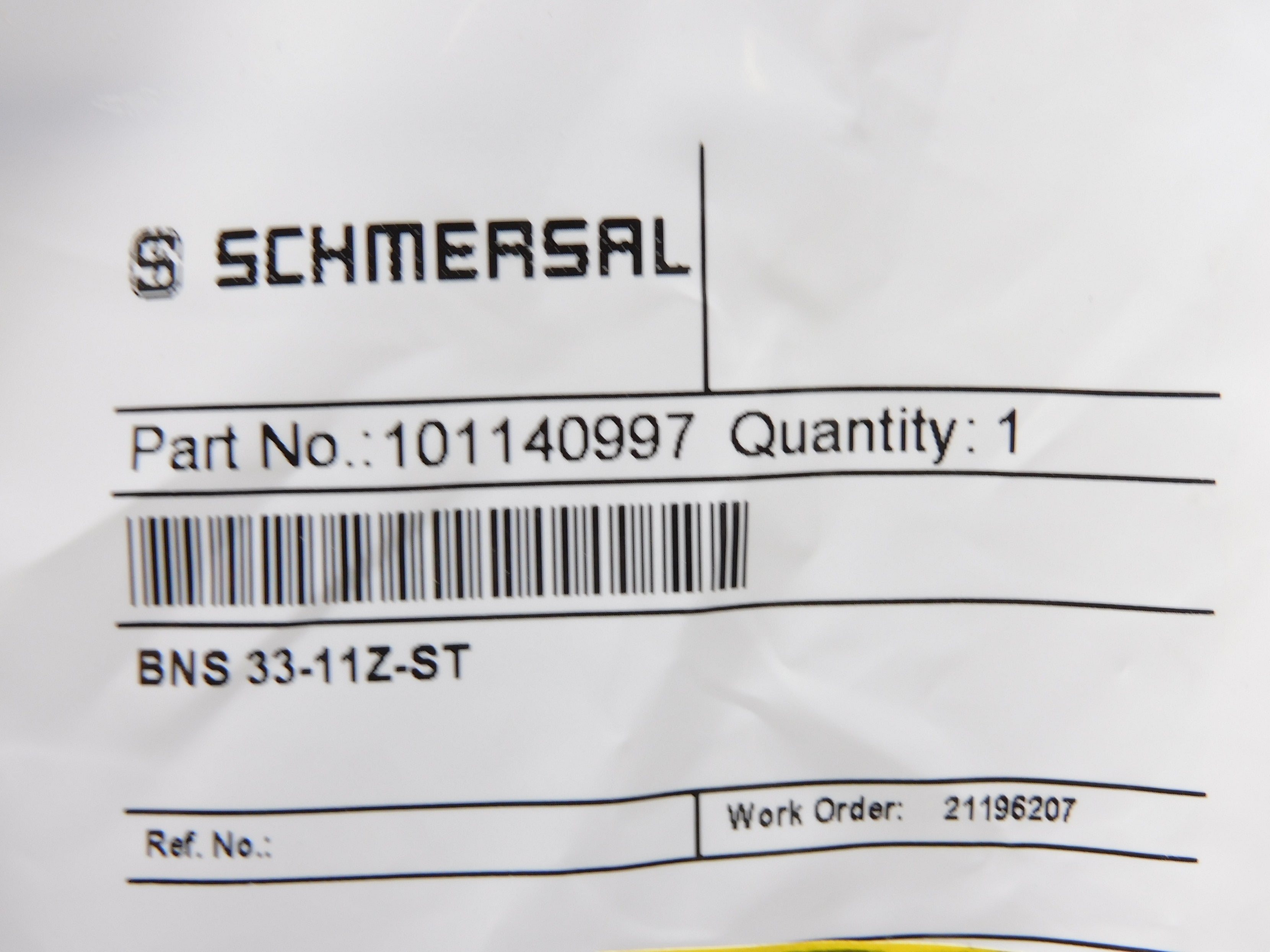 SCHMERSAL BNS33-11Z-ST NSMP