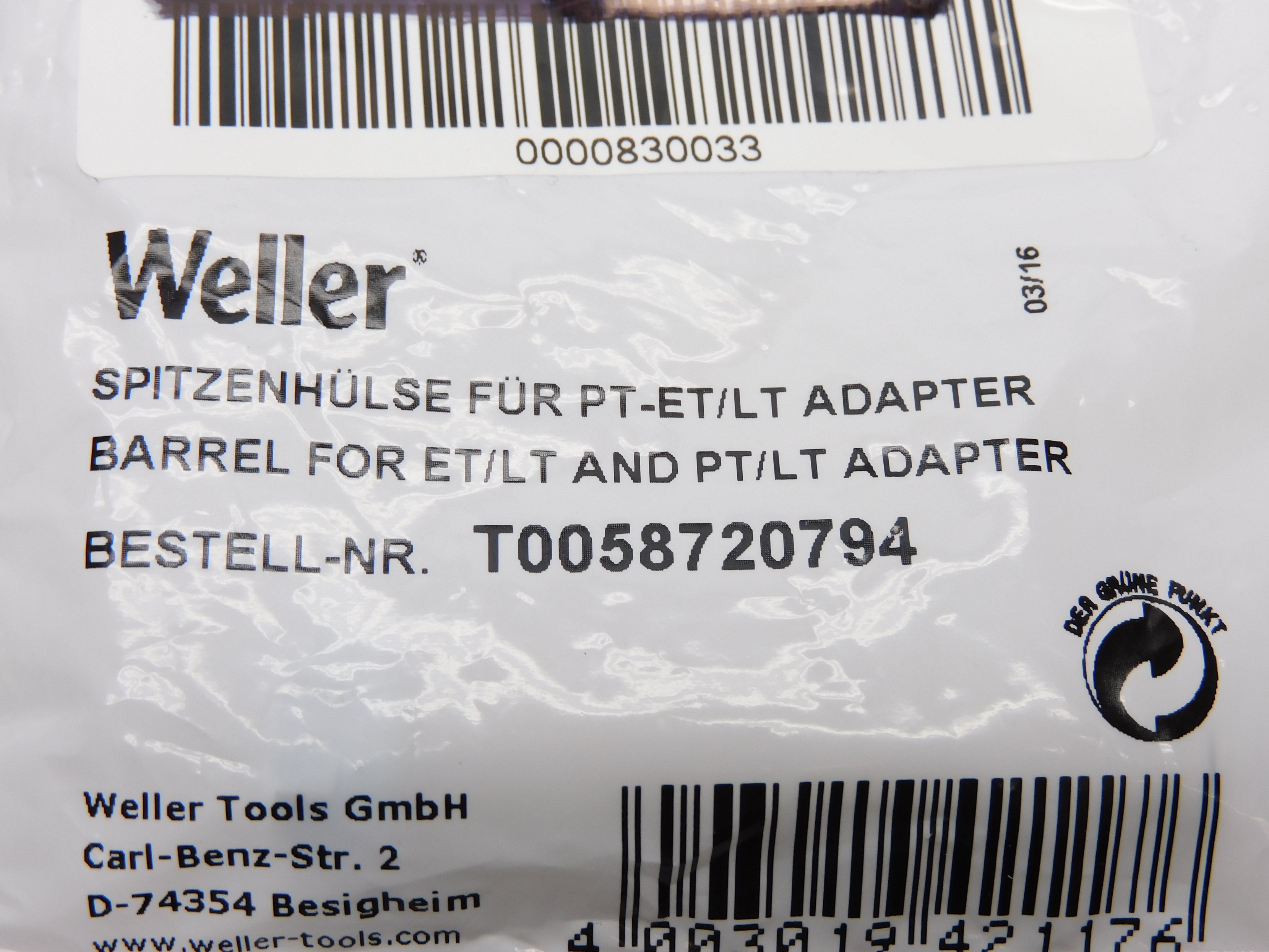 WELLER T0058720794 NSMP
