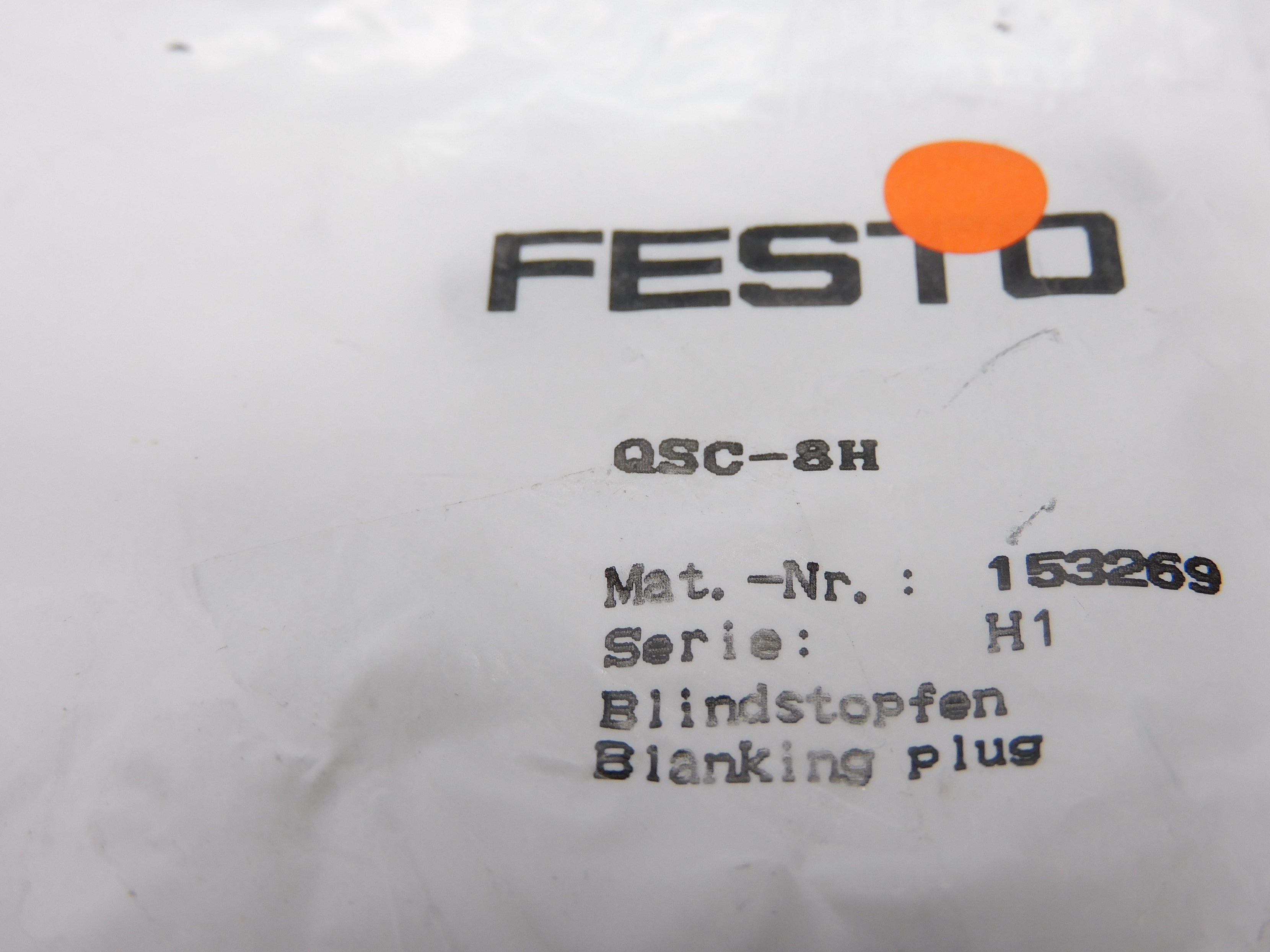 FESTO QSC-8H (PKG OF 10) NSMP