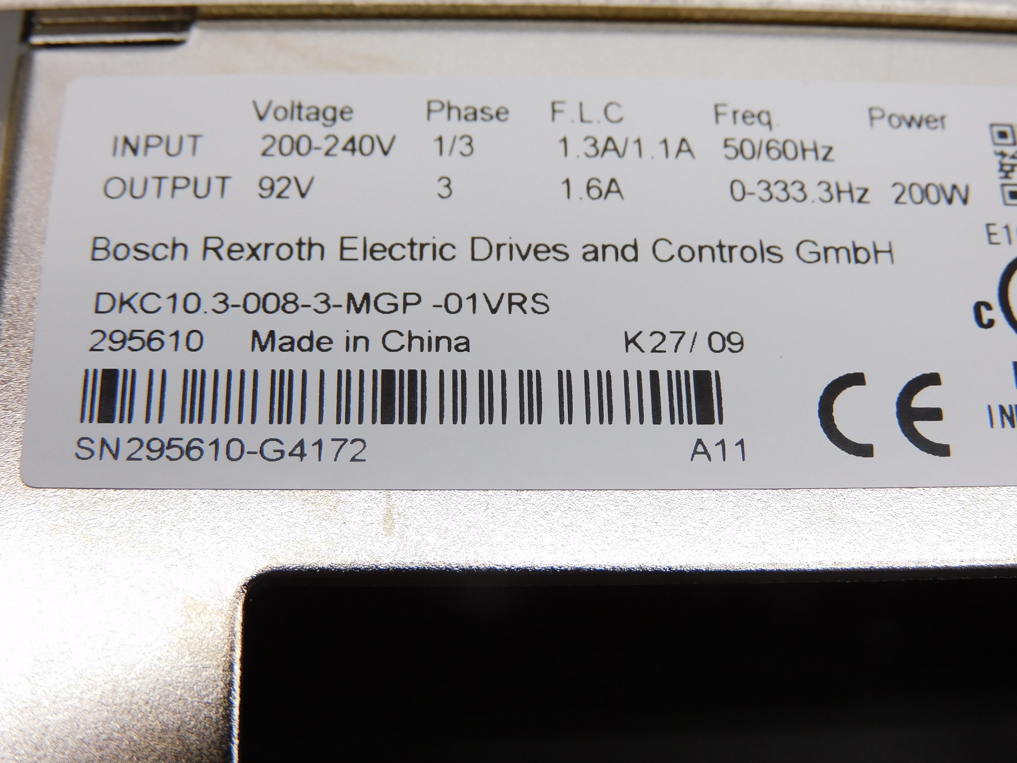 REXROTH DKC10.3-008-3-MGP-01VRS NSMP
