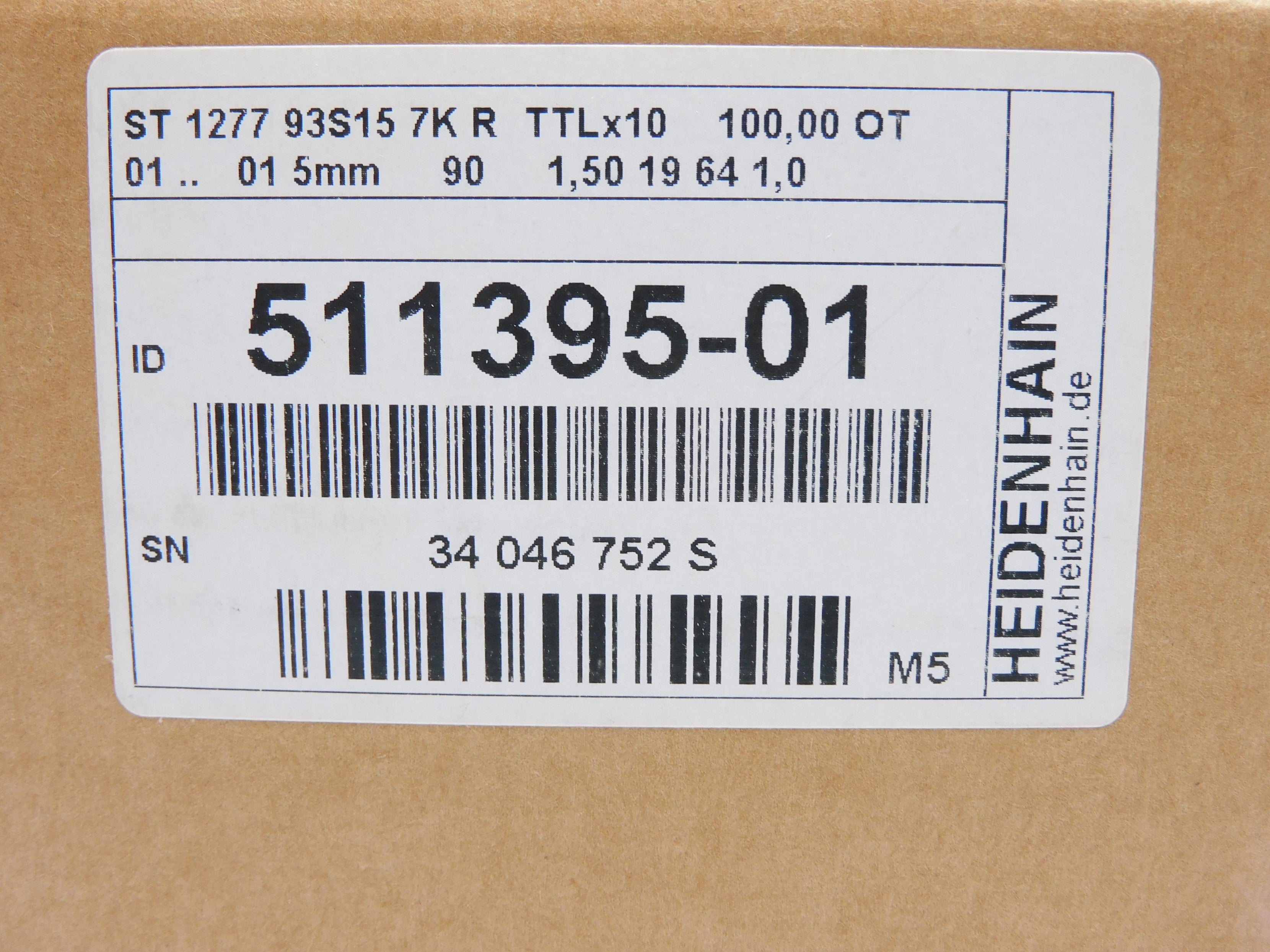 HEIDENHAIN ST127793S157KRTTLx10 511395-01 NSFS